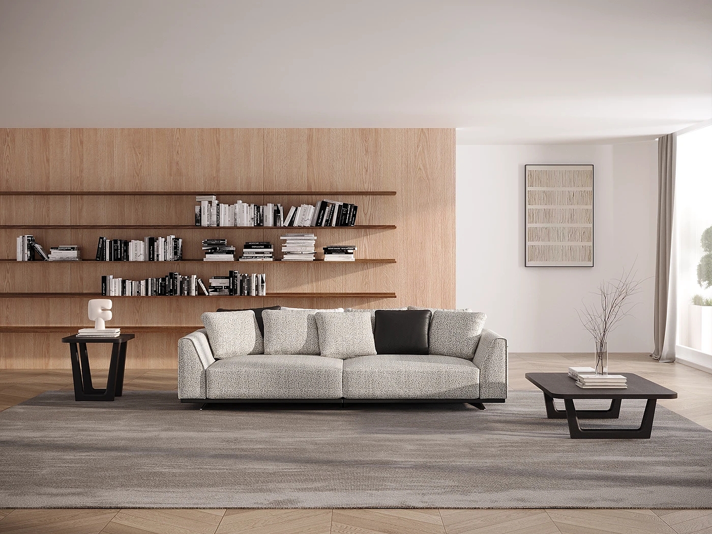 aurora，sofa，Italian design，tactile experience，Leatherwear，