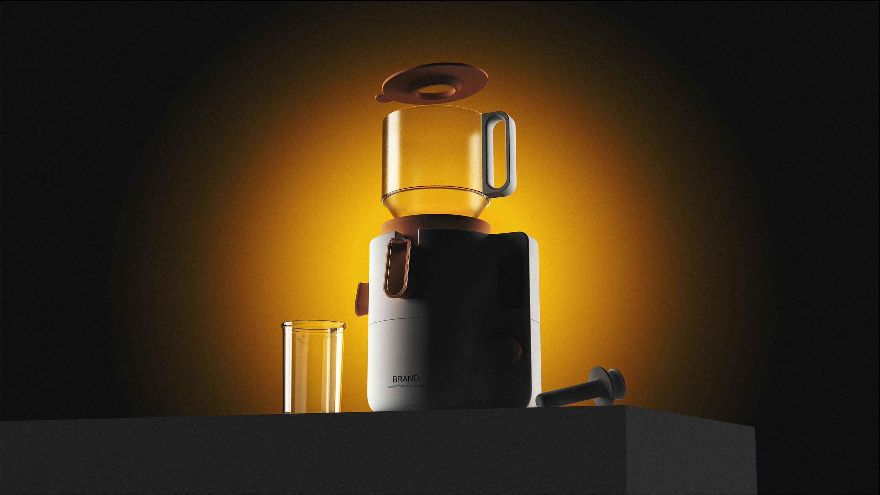 juicer, juicer, simple, ergonomic, display，