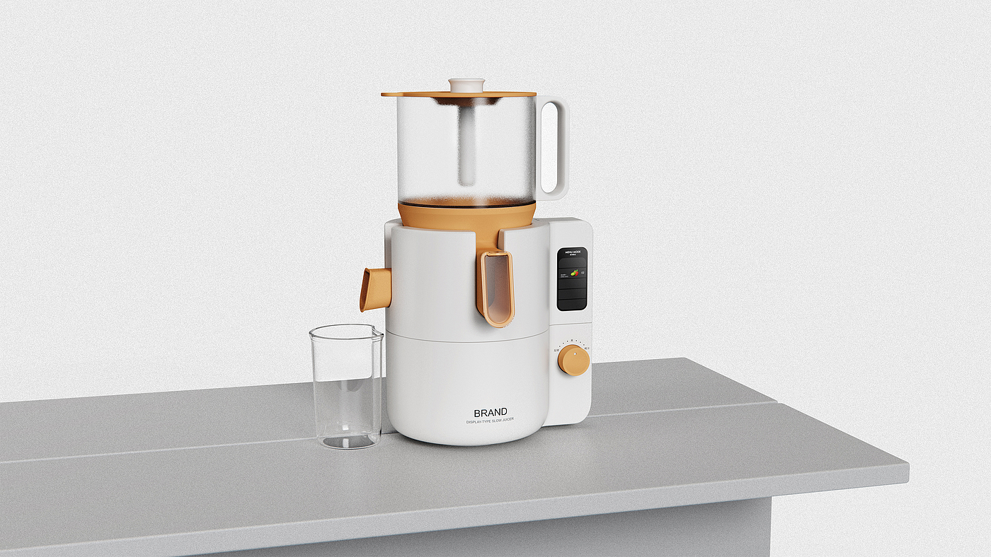 juicer, juicer, simple, ergonomic, display，