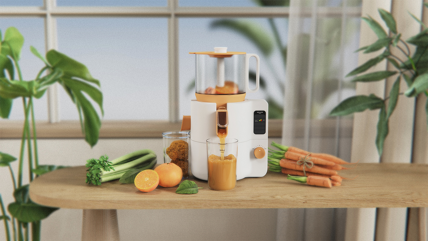 juicer, juicer, simple, ergonomic, display，