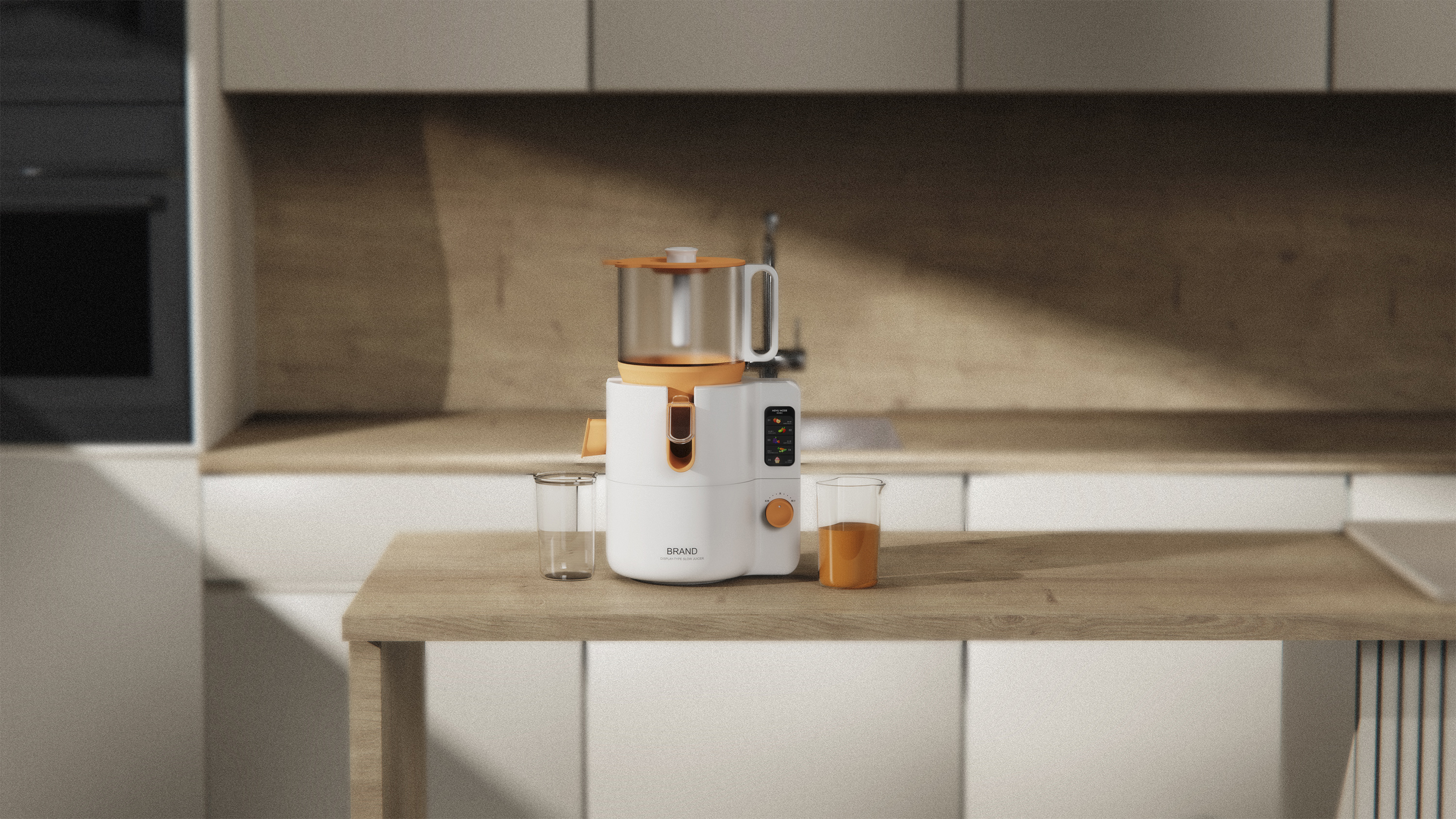 juicer, juicer, simple, ergonomic, display，