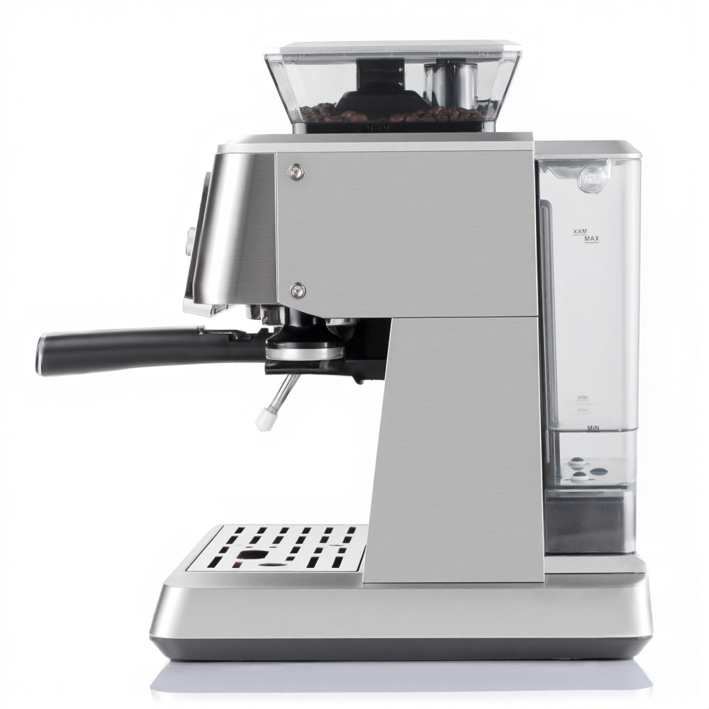 Coffee machine, grinding, brewing, boiler, extraction，