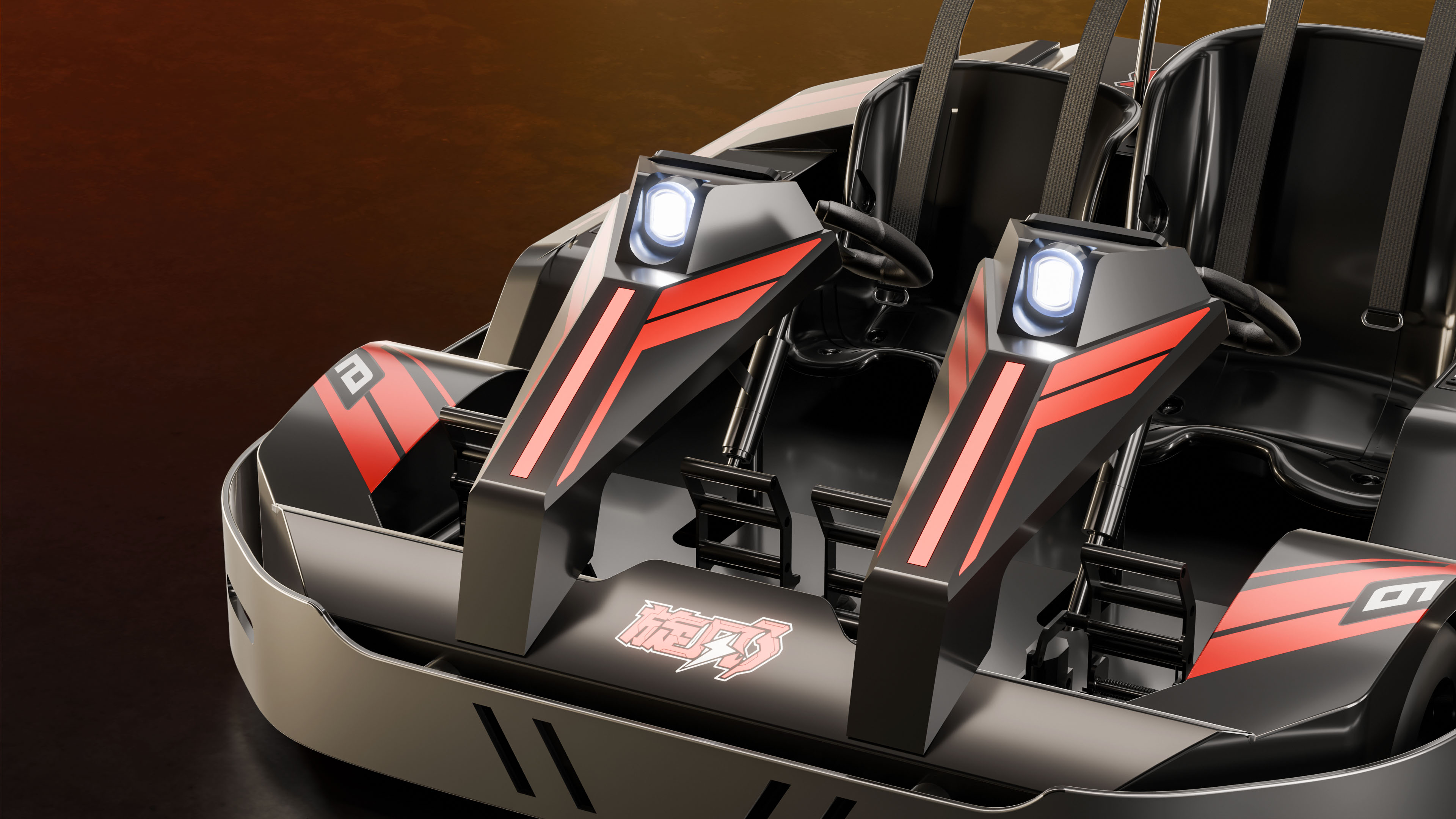 Vehicle design，Amusement Product Design，Entertainment Design，E-sports design，go-kart，vehicle，