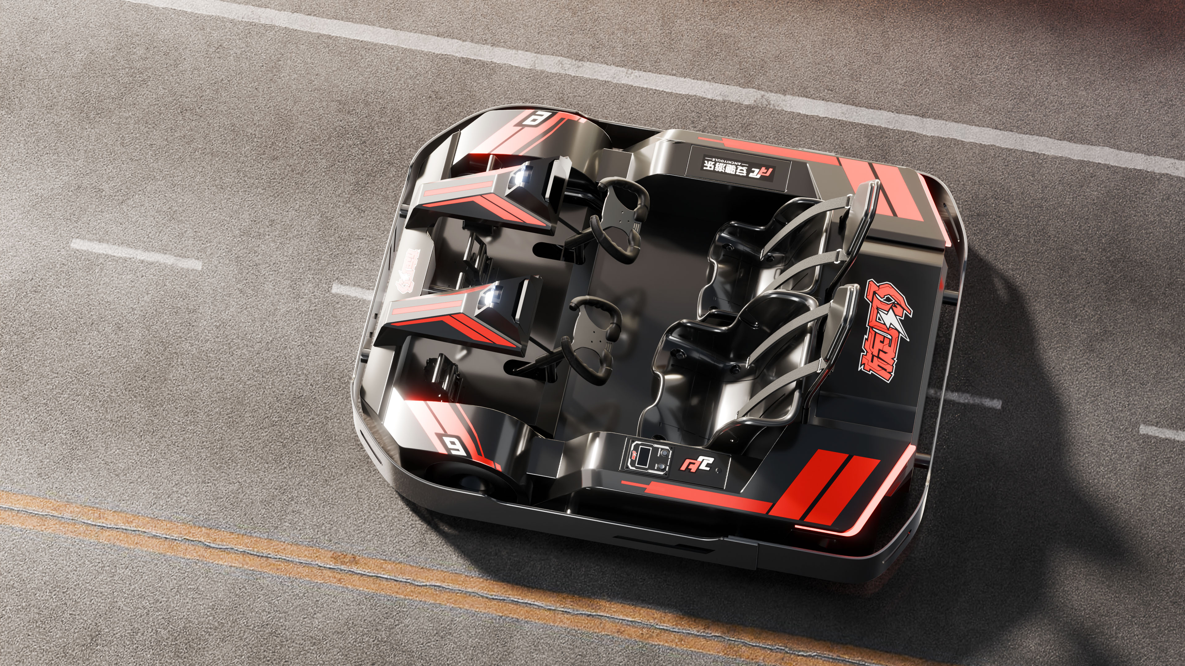 Vehicle design，Amusement Product Design，Entertainment Design，E-sports design，go-kart，vehicle，