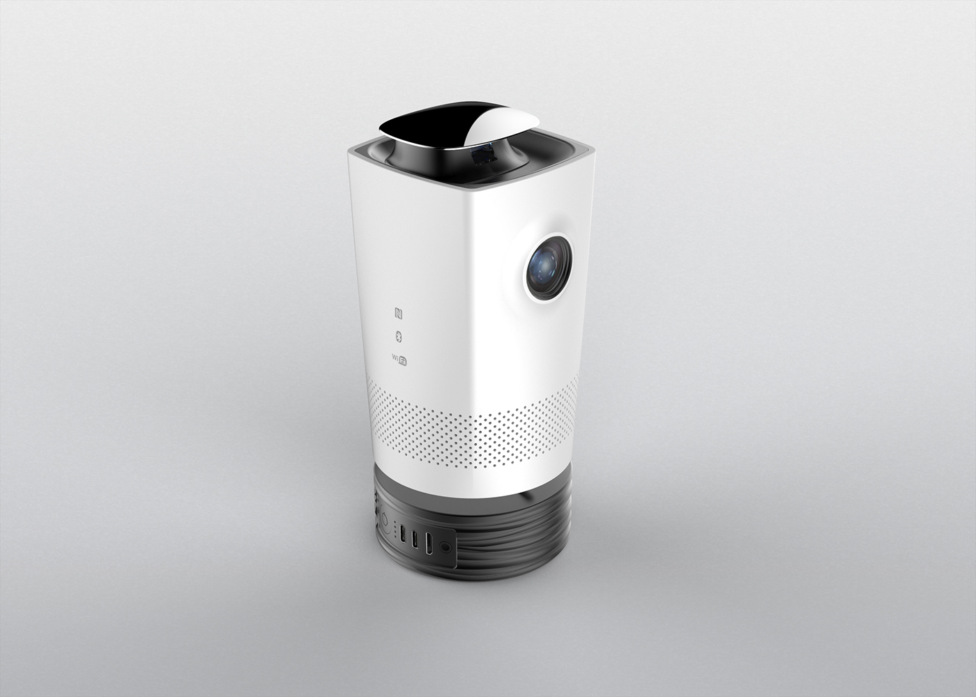 Projector，product design，white，