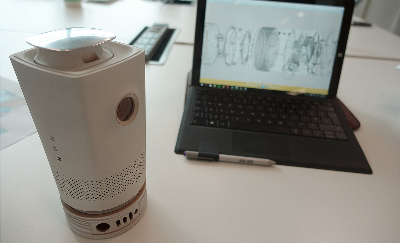 Projector，product design，white，
