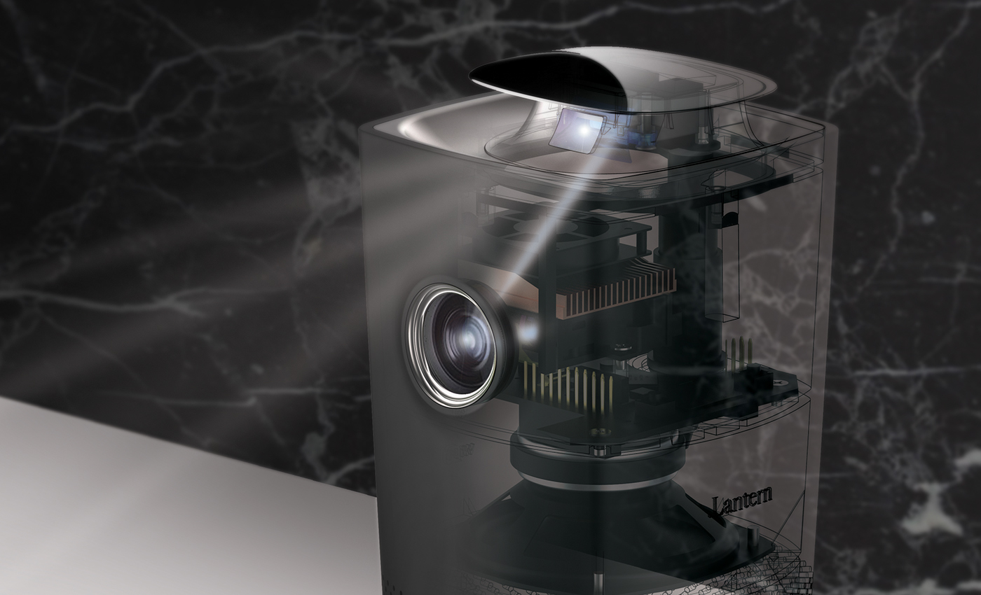 Projector，product design，white，