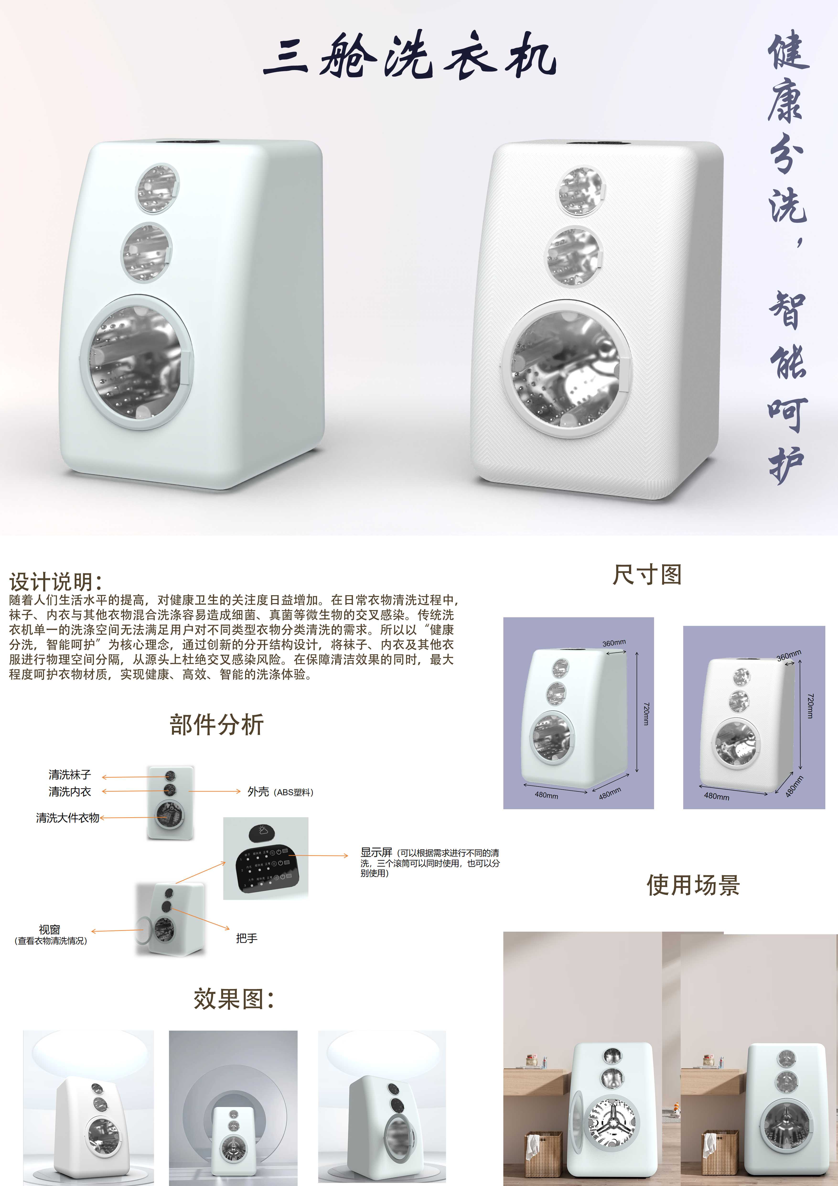 Washing Machine Home Appliances，