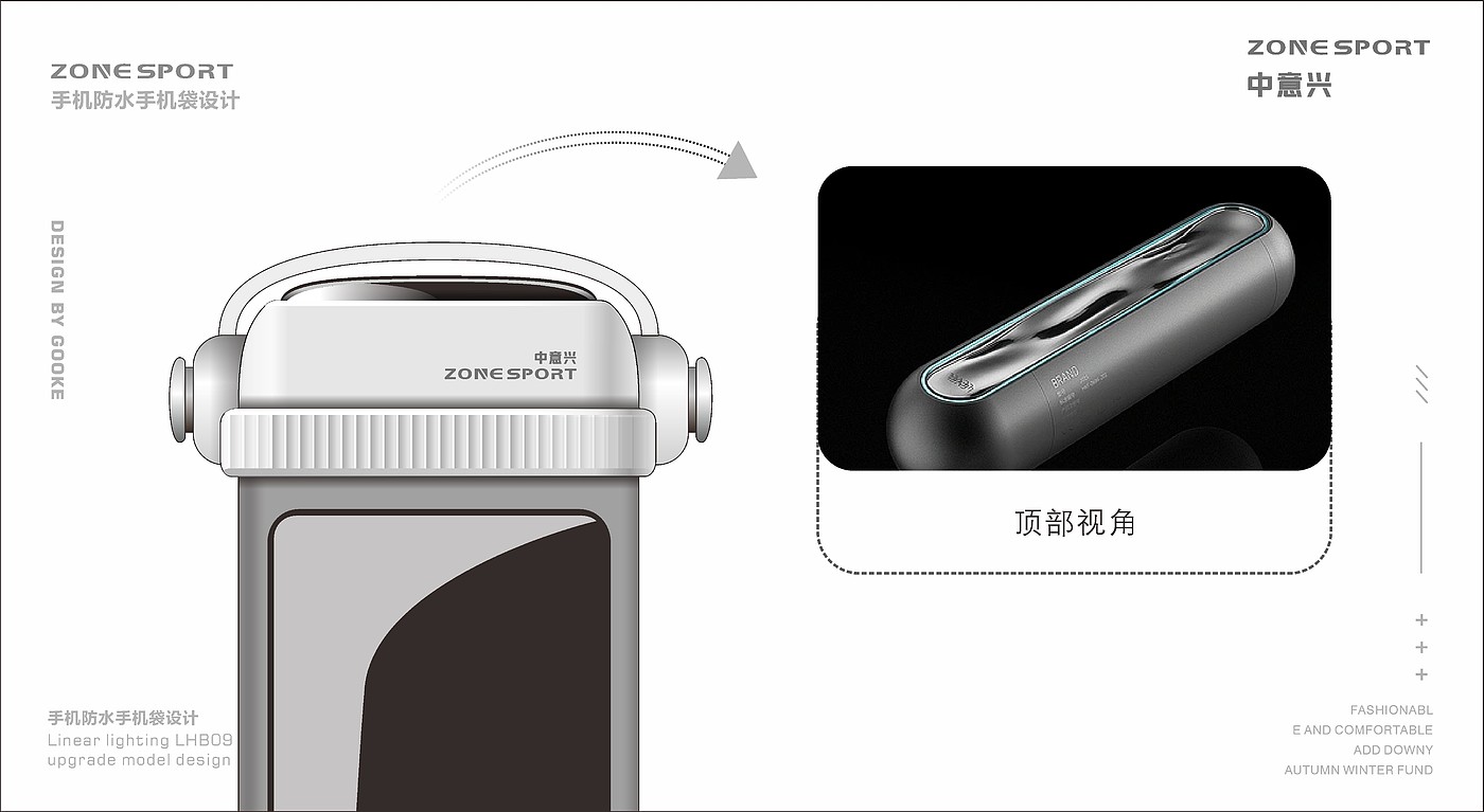 2D effect，Mobile phone waterproof bag，