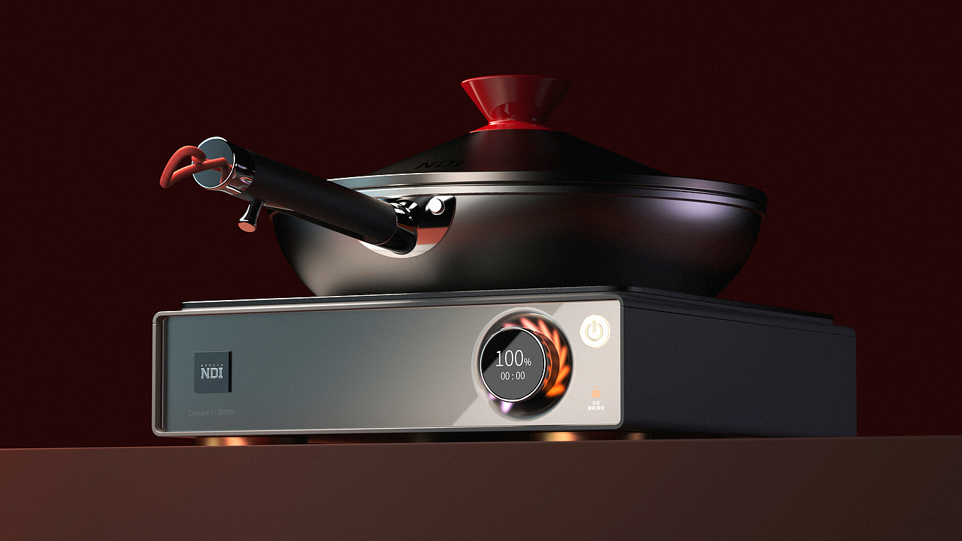 industrial design，Kitchen appliances，cookware，Electromagnetic furnace，Design ideas，