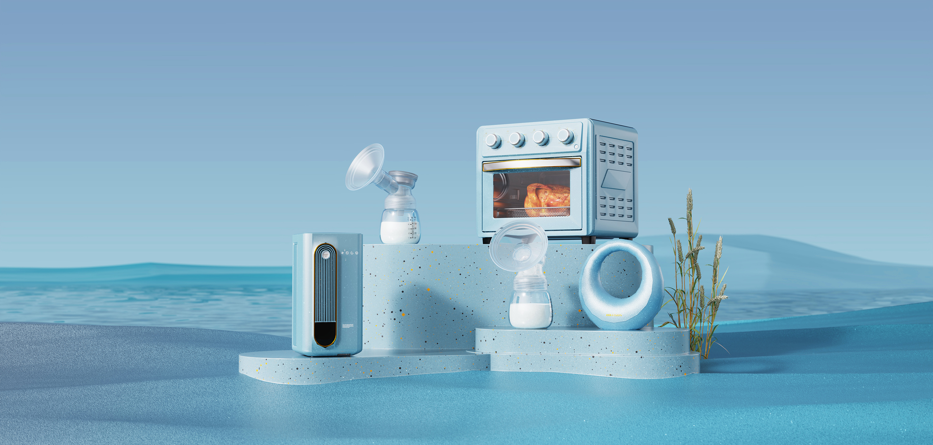 Keyshot rendering，Keyshot scene rendering，Render，industrial design，product design，