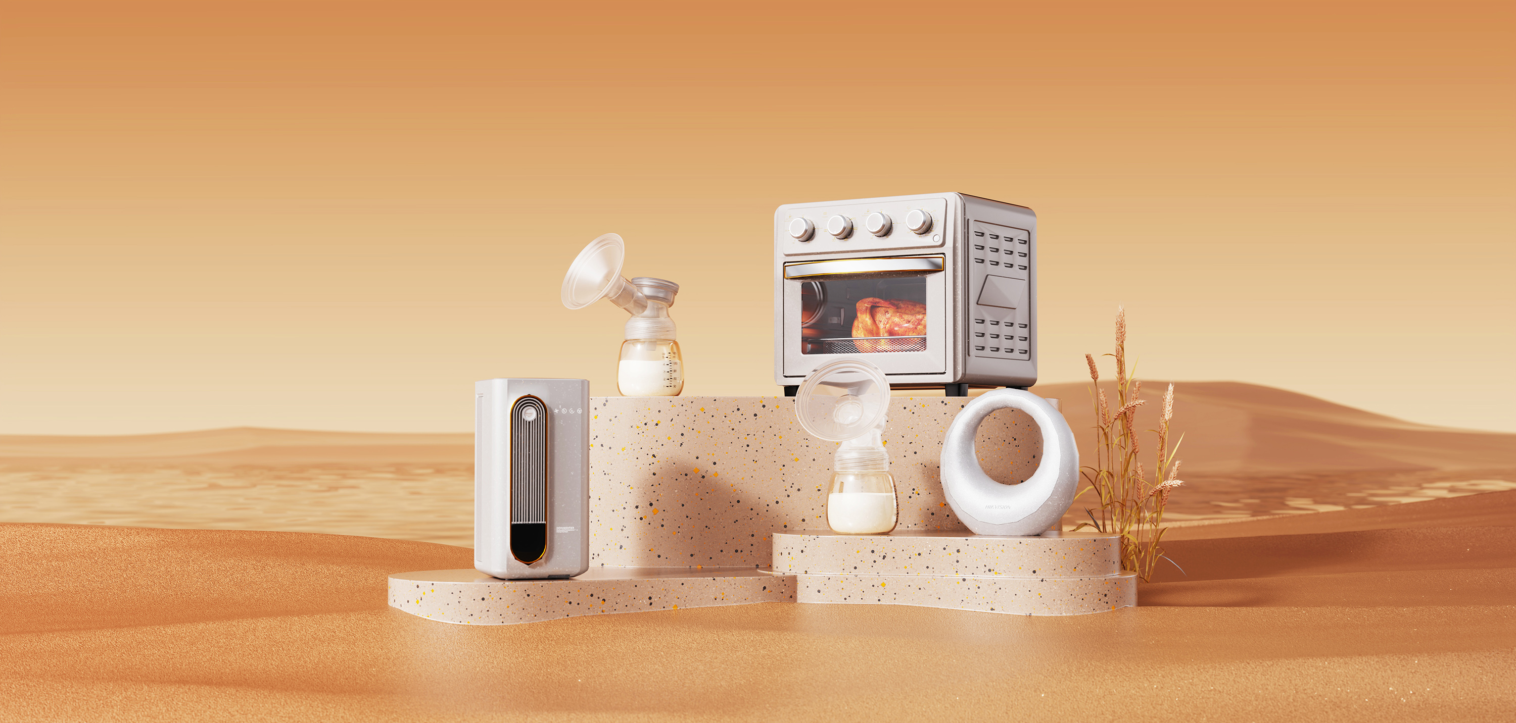 Keyshot rendering，Keyshot scene rendering，Render，industrial design，product design，