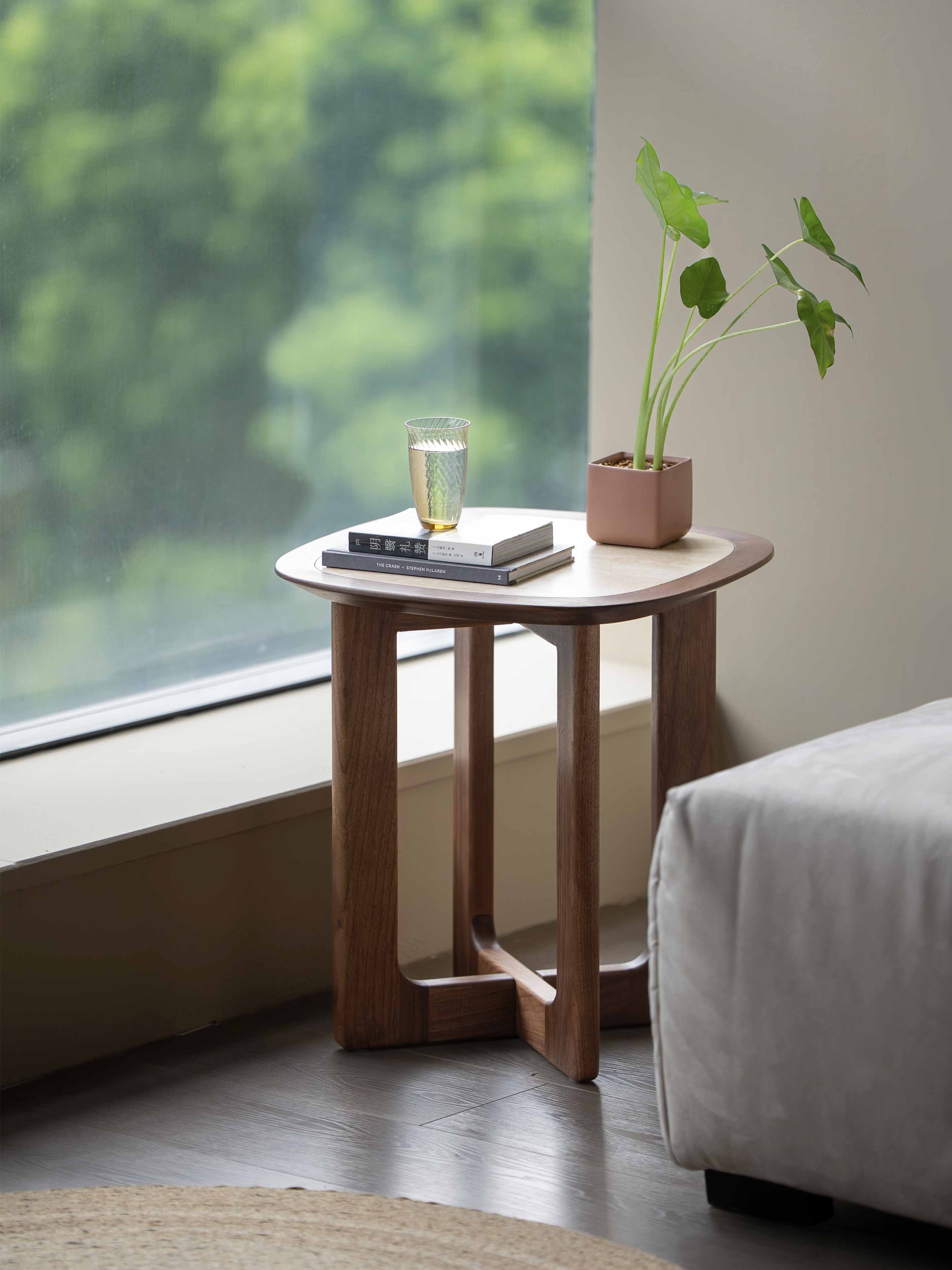 Original design，Black walnut furniture，Solid wood furniture，Residential Furniture，furniture design ，Tea table combination，Small side a few，Tea table design，