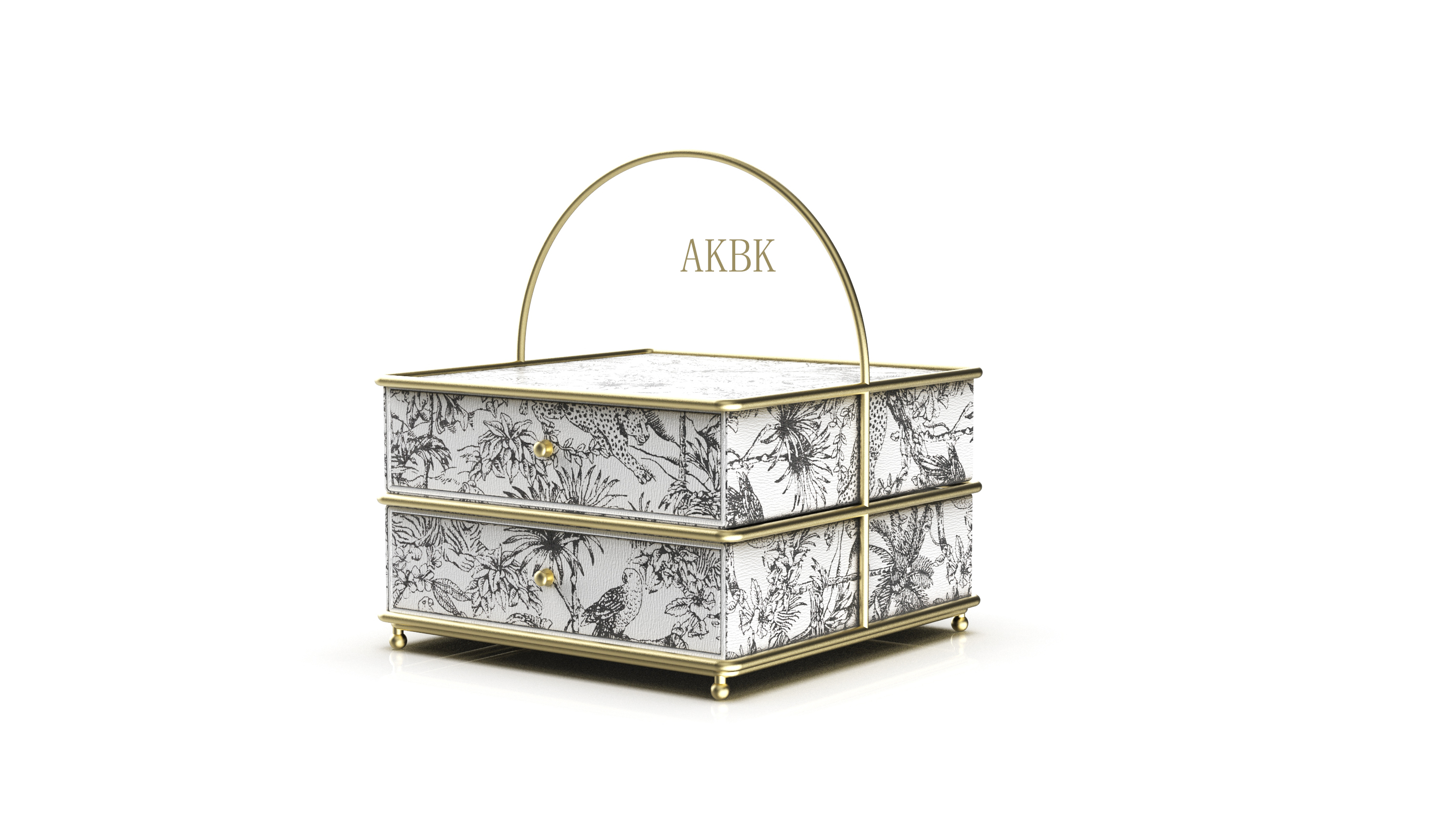 Storage box, ornaments, luxury products storage, leather，