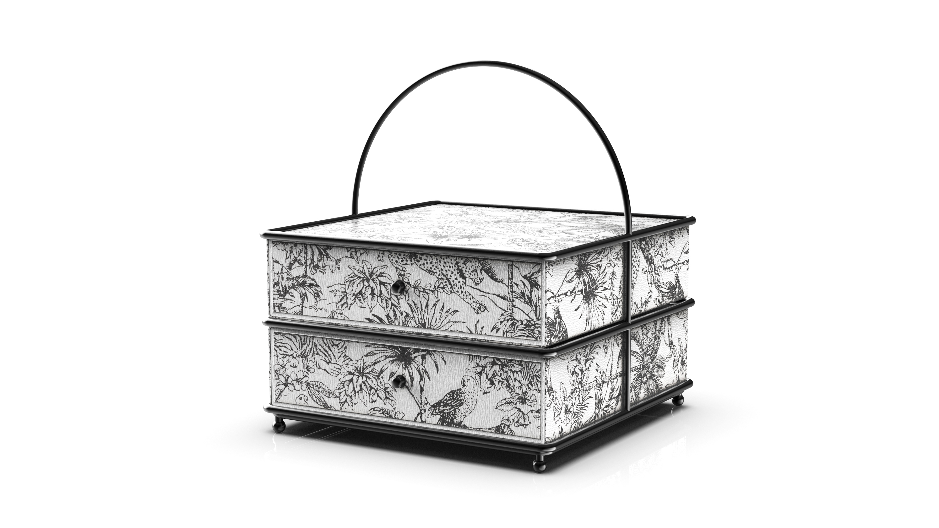 Storage box, ornaments, luxury products storage, leather，