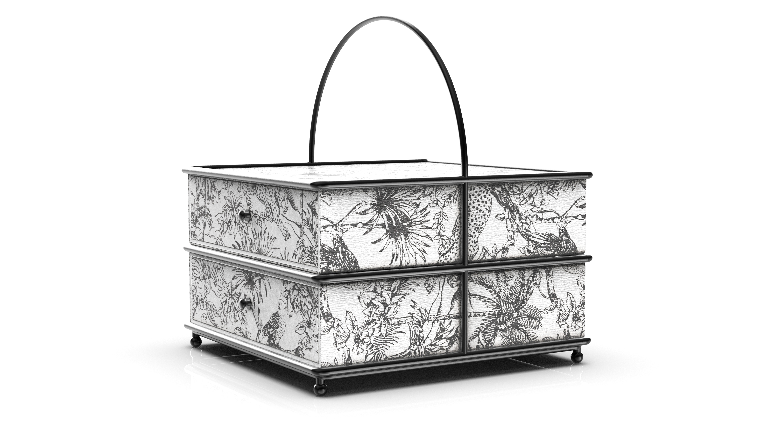 Storage box, ornaments, luxury products storage, leather，