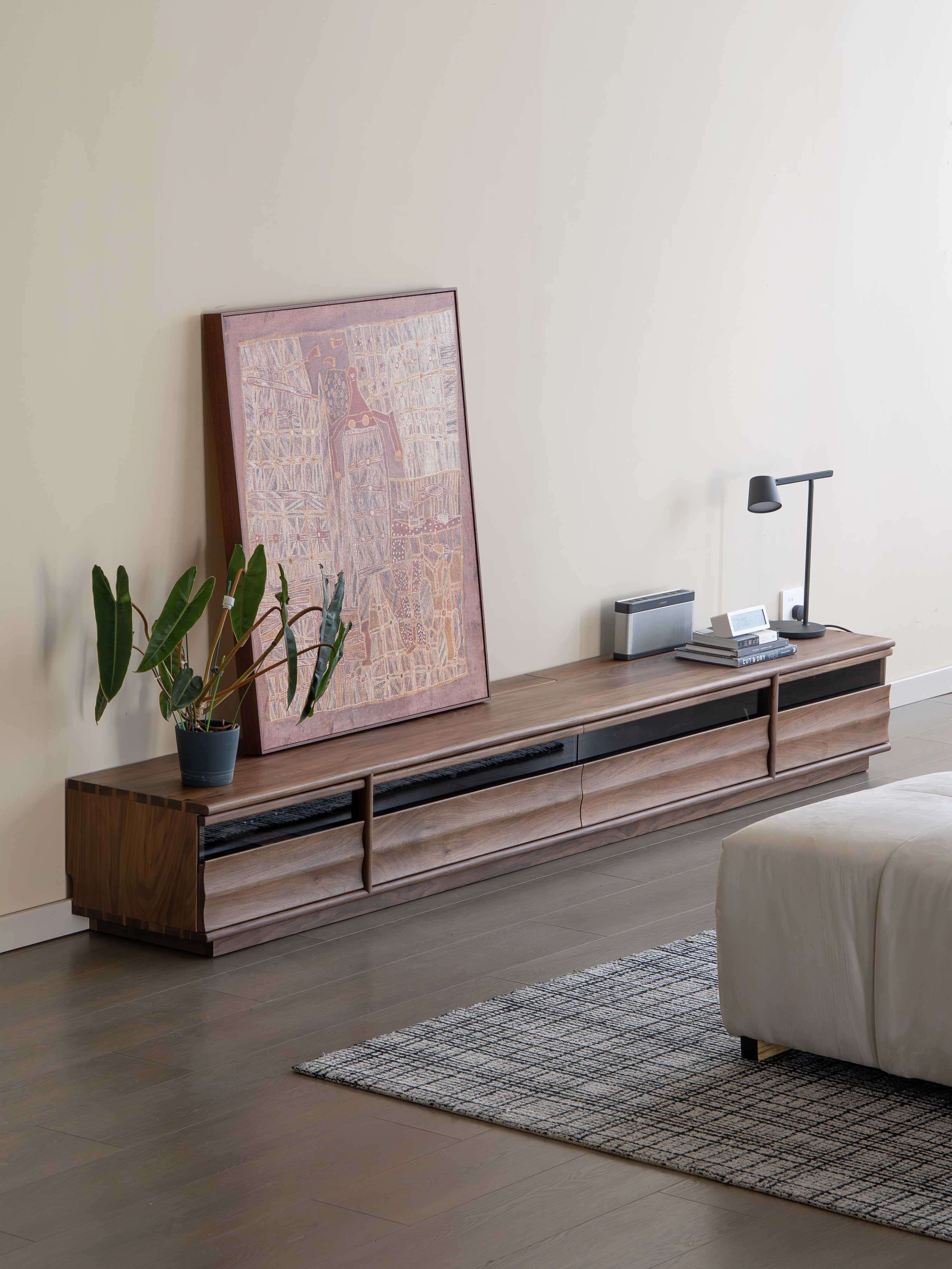 Black walnut furniture，Solid wood furniture，Original design，Residential Furniture，furniture design ，TV cabinet design，