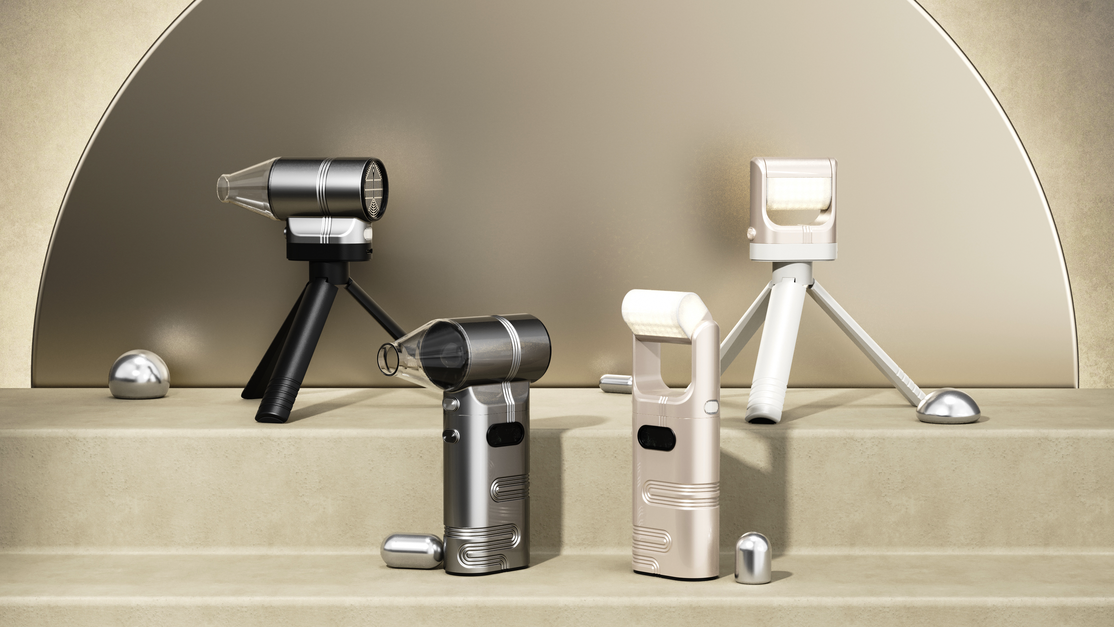 Combination of violent hand fan and outdoor hand lamp，