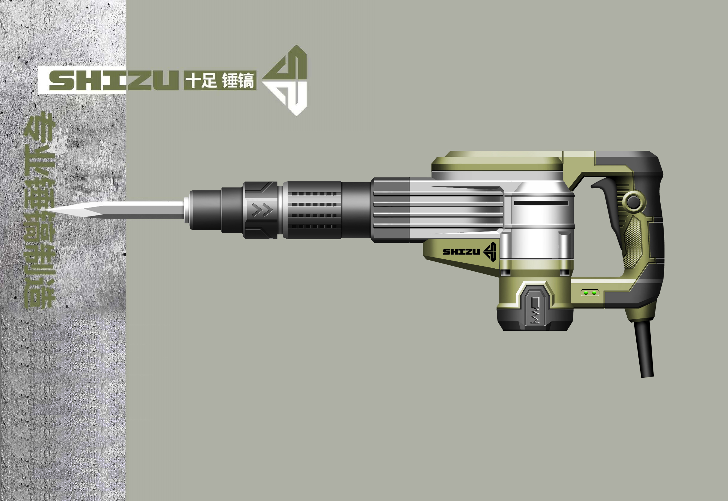Appearance of electric pick，Electric pick structure，