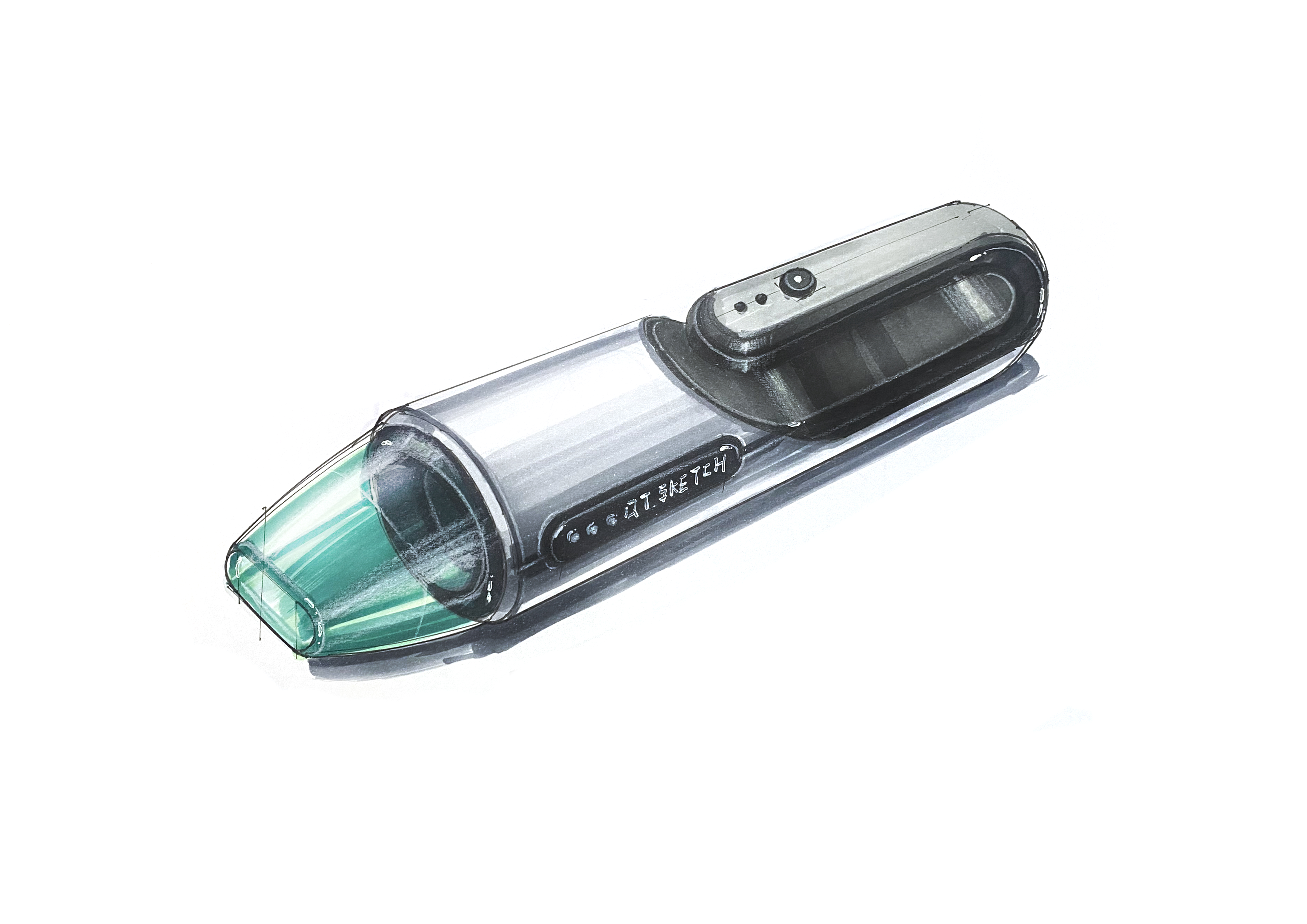 Mark pen hand-painted, product design hand-painted, industrial design hand-painted，