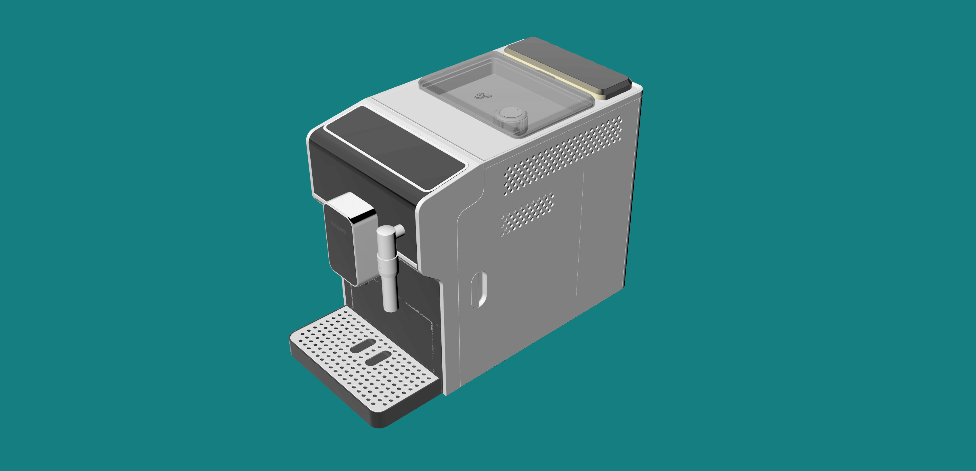 Coffee machine，fully automatic，Home，industrial design，Design，household，Simplicity，fashion，