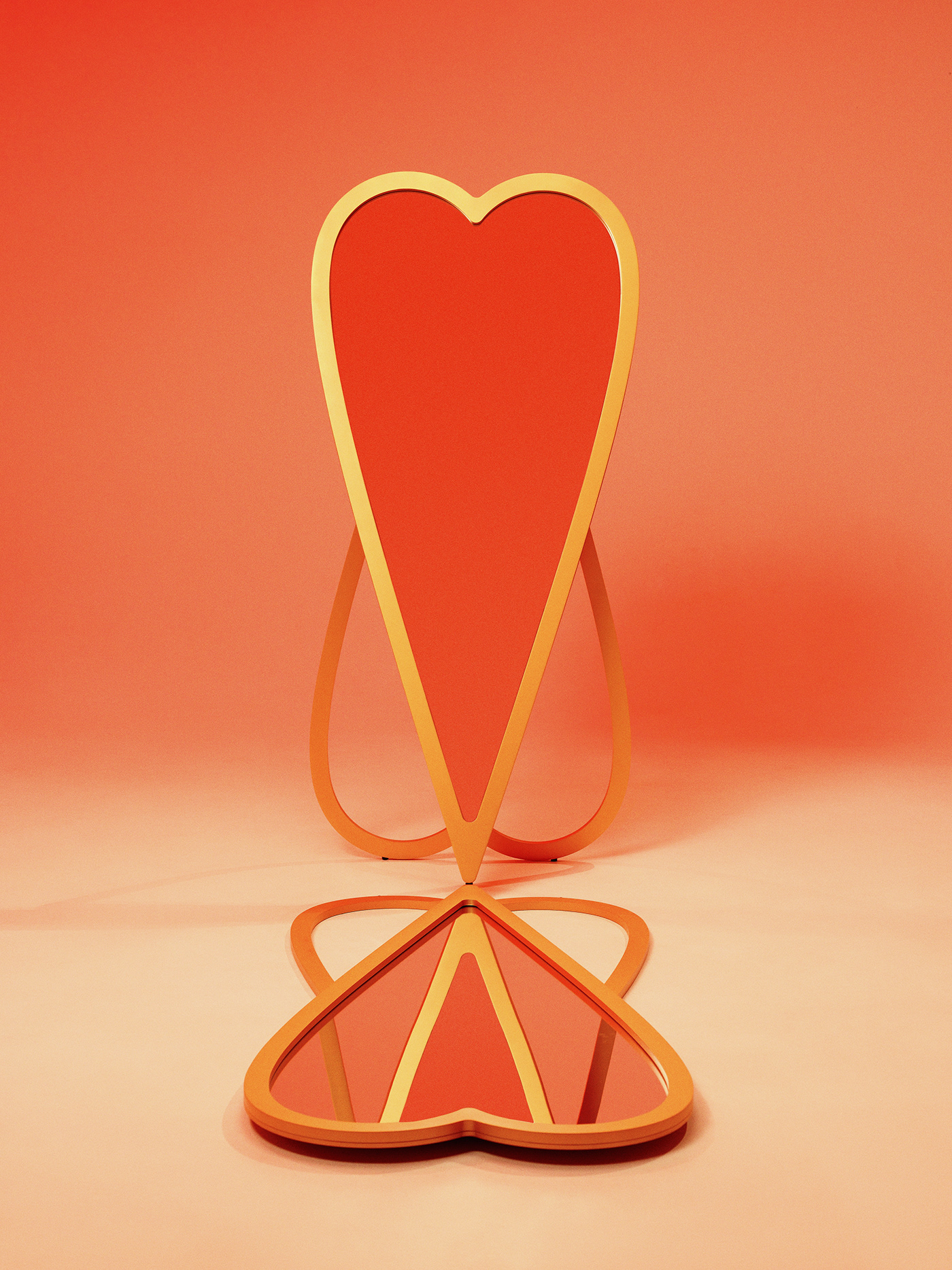 Heart，mirror，Housewear & Furnishings，Home furnishings，