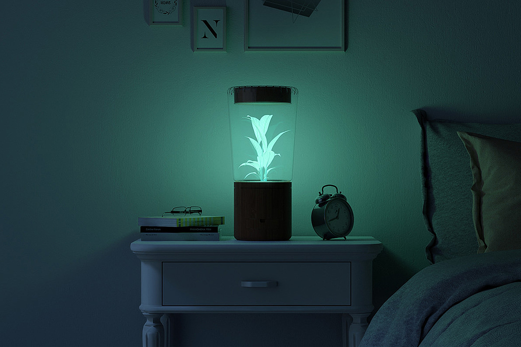 Reprint，concept，Bioluminescence，intelligence，Potted plants，Christopher Meat，Lukas Uhlitz，