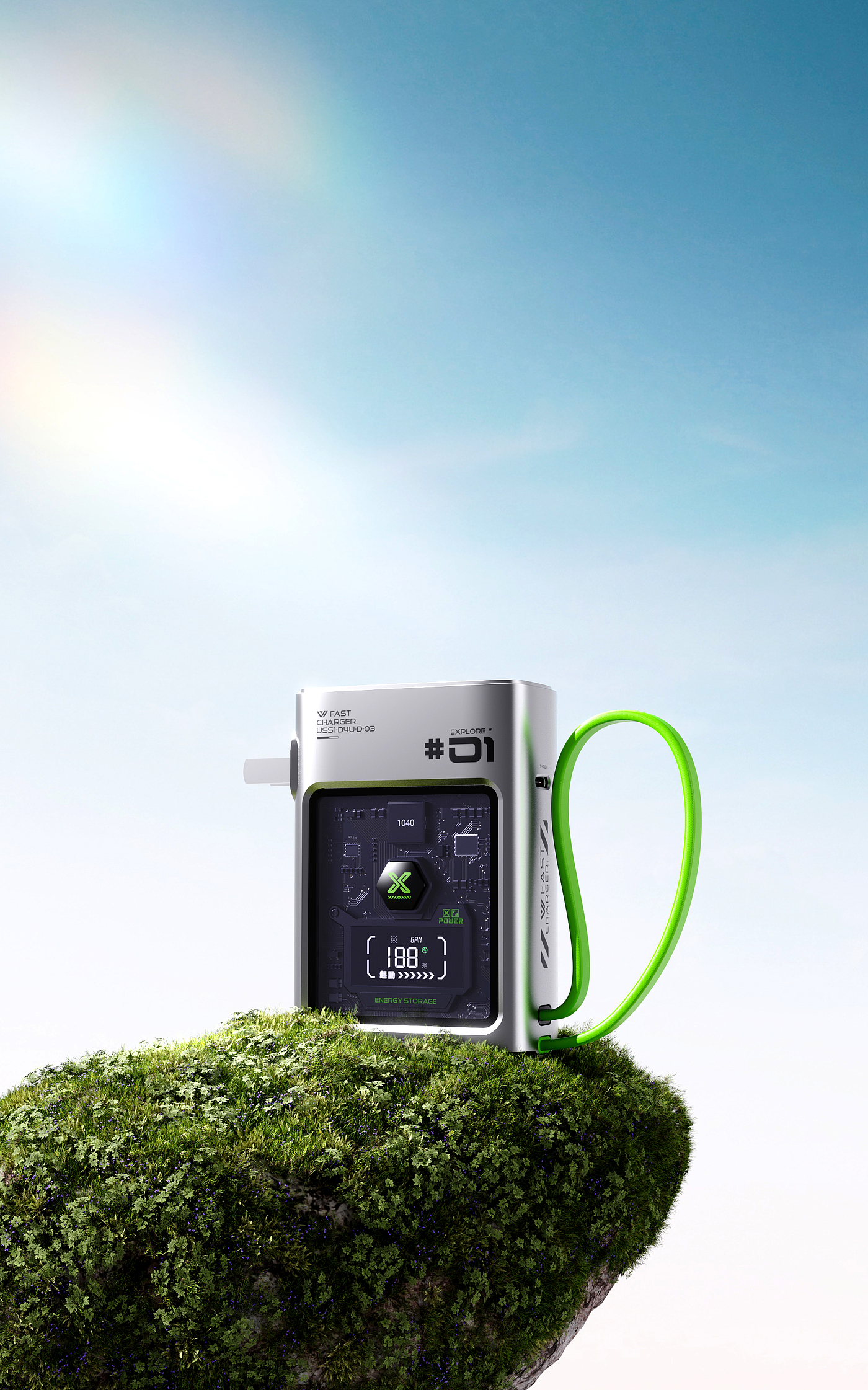 portable battery，