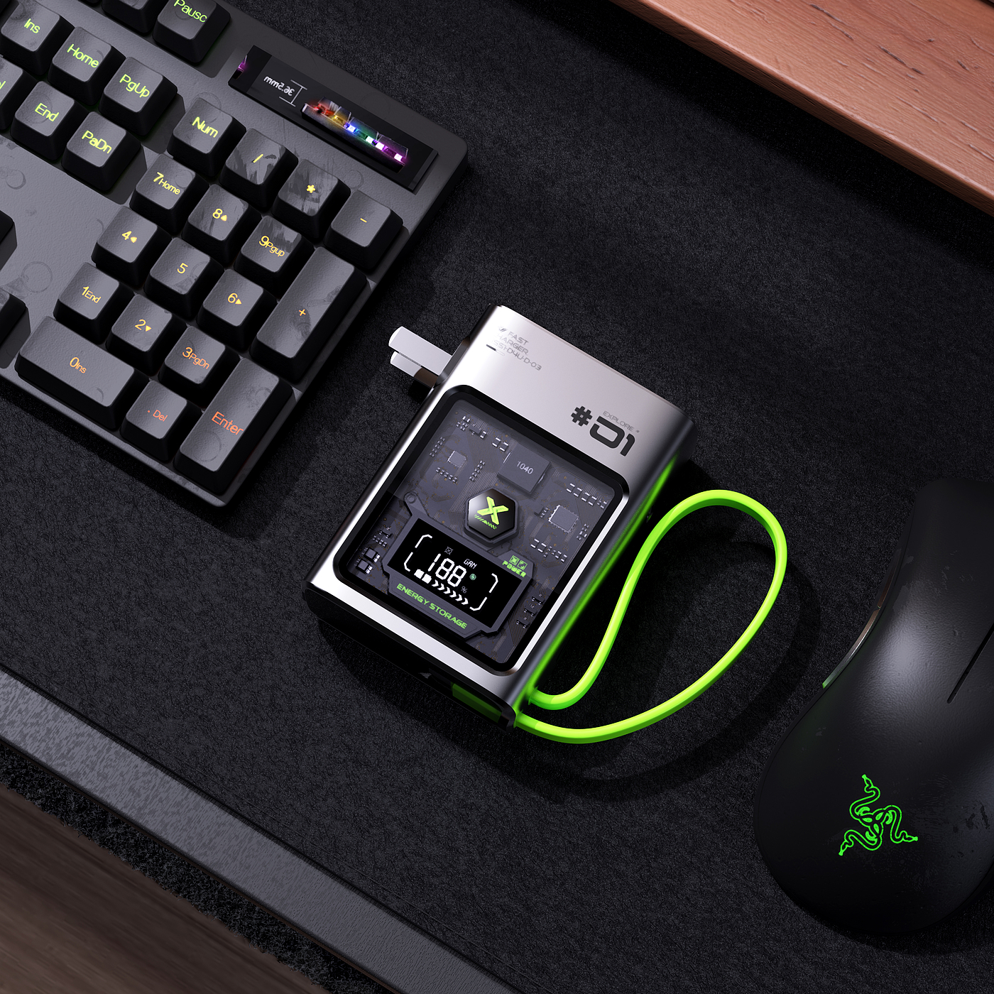 portable battery，