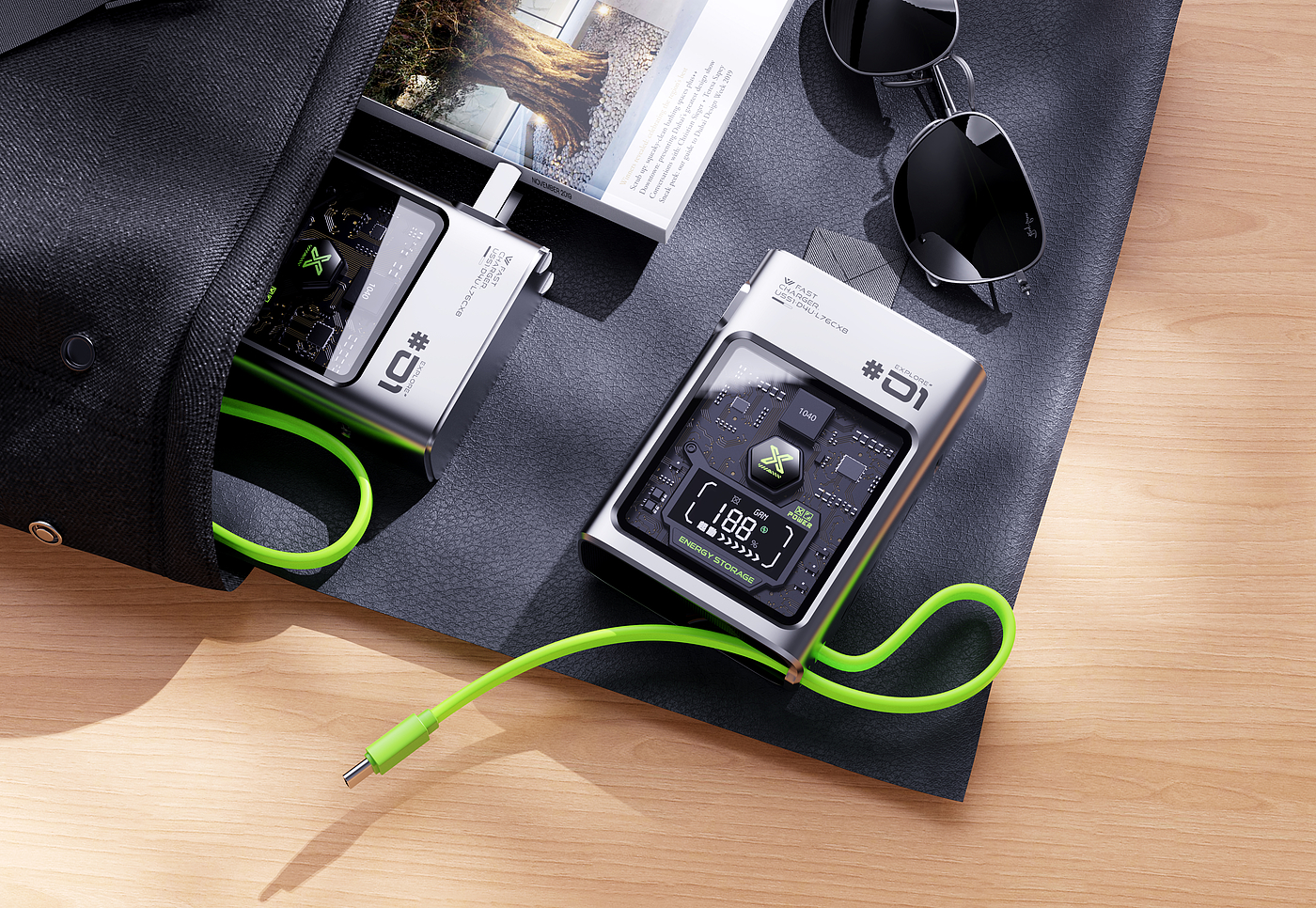 portable battery，