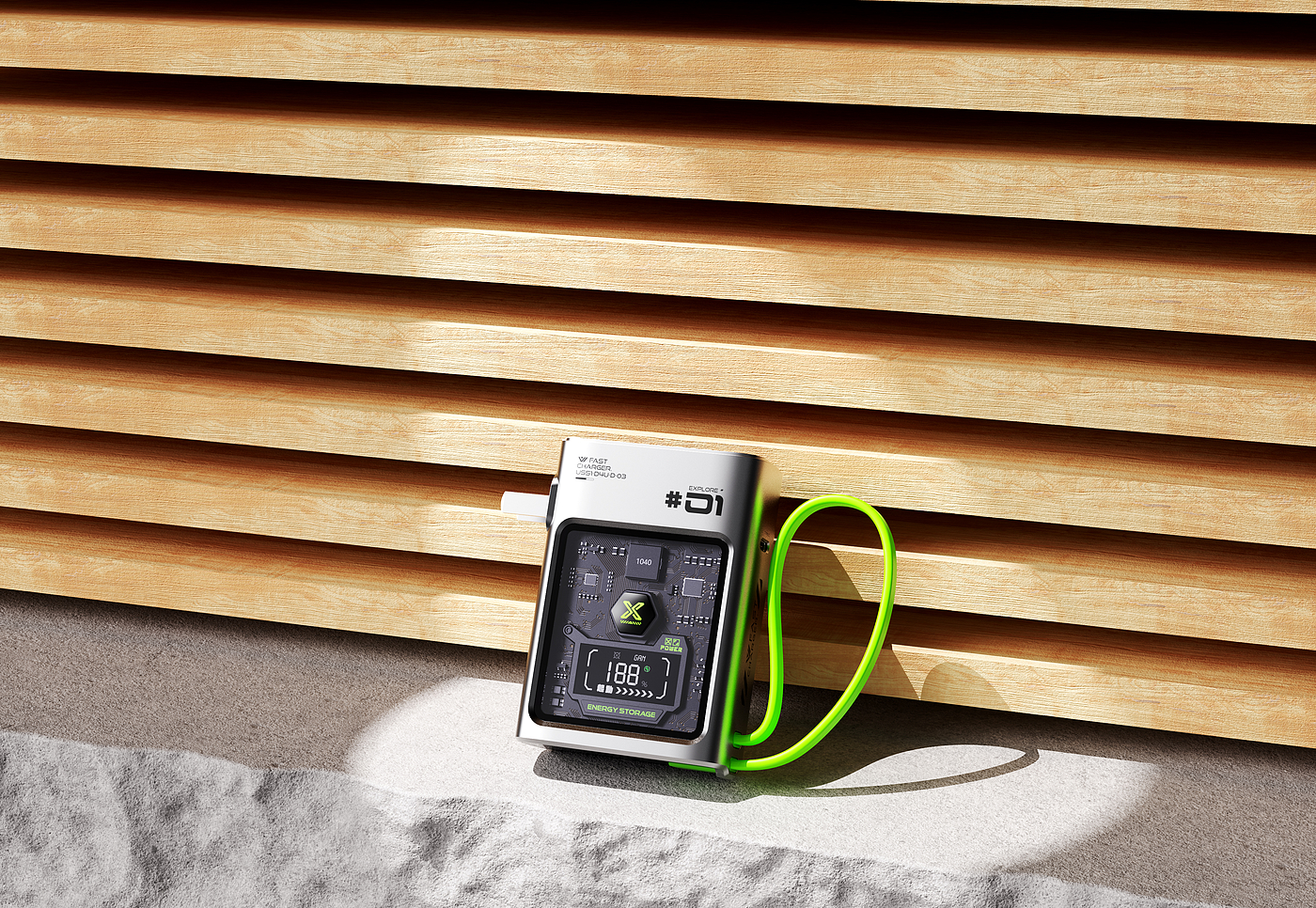 portable battery，