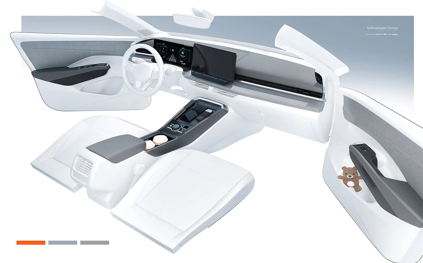 vw，T-ROC，interior，