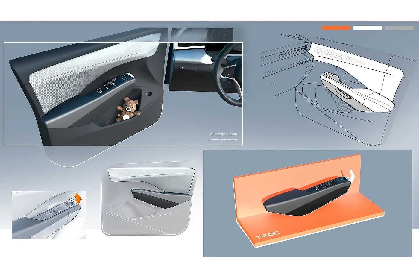vw，T-ROC，interior，