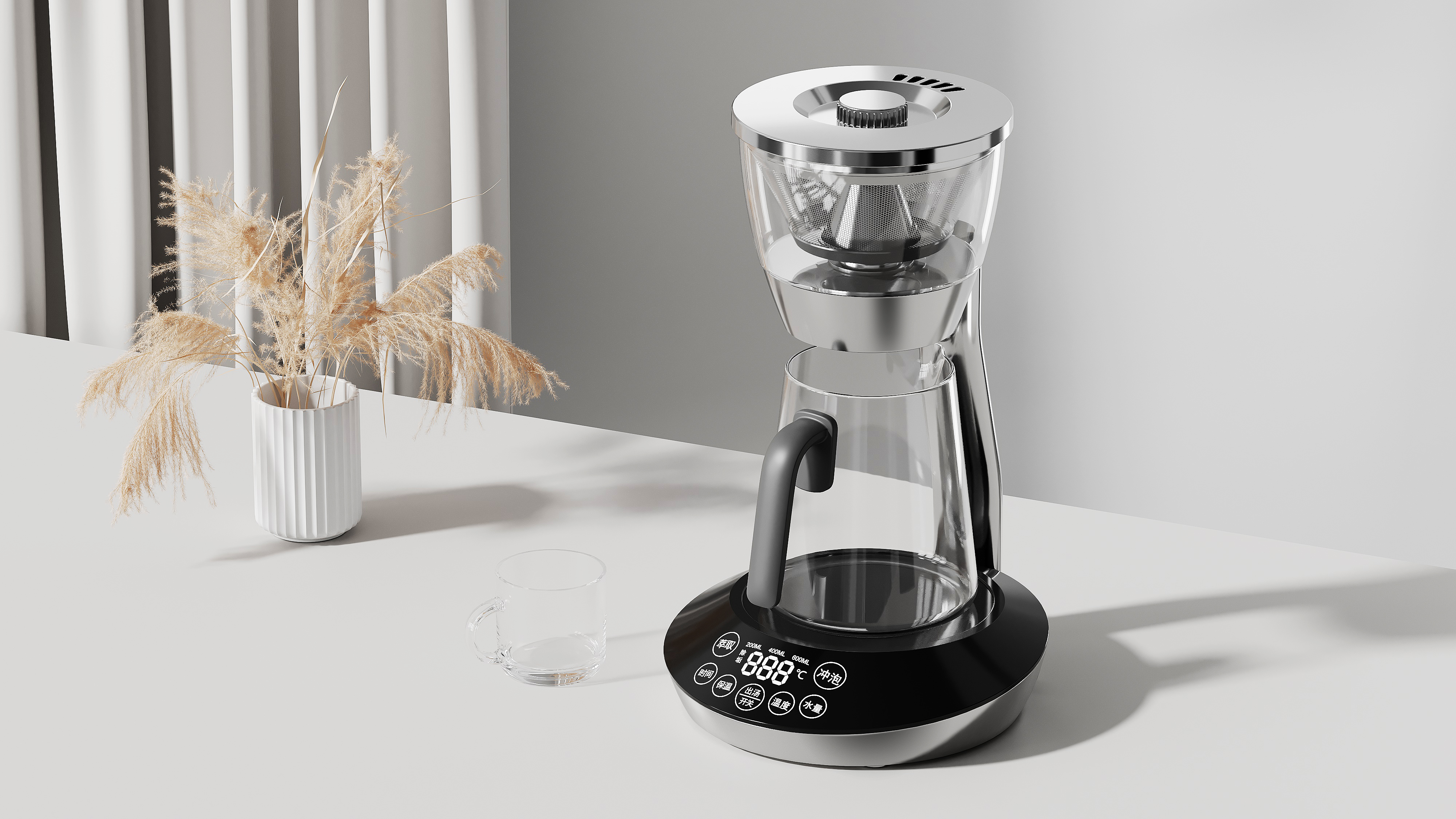 Coffee machine，Tea cooker，Extract health，Make coffee by hand，Make tea，Extremely hot heating，steam extraction，