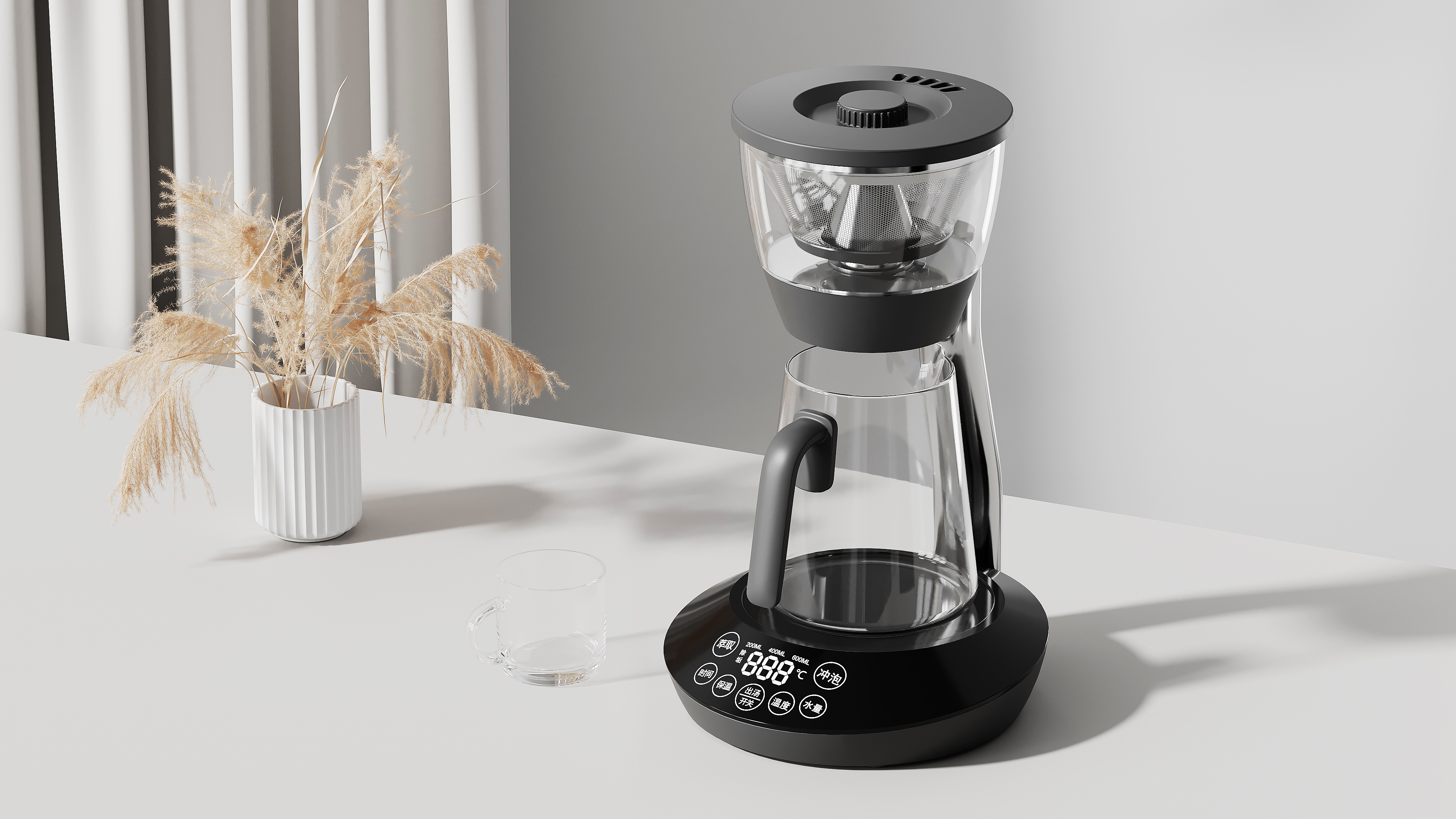 Coffee machine，Tea cooker，Extract health，Make coffee by hand，Make tea，Extremely hot heating，steam extraction，