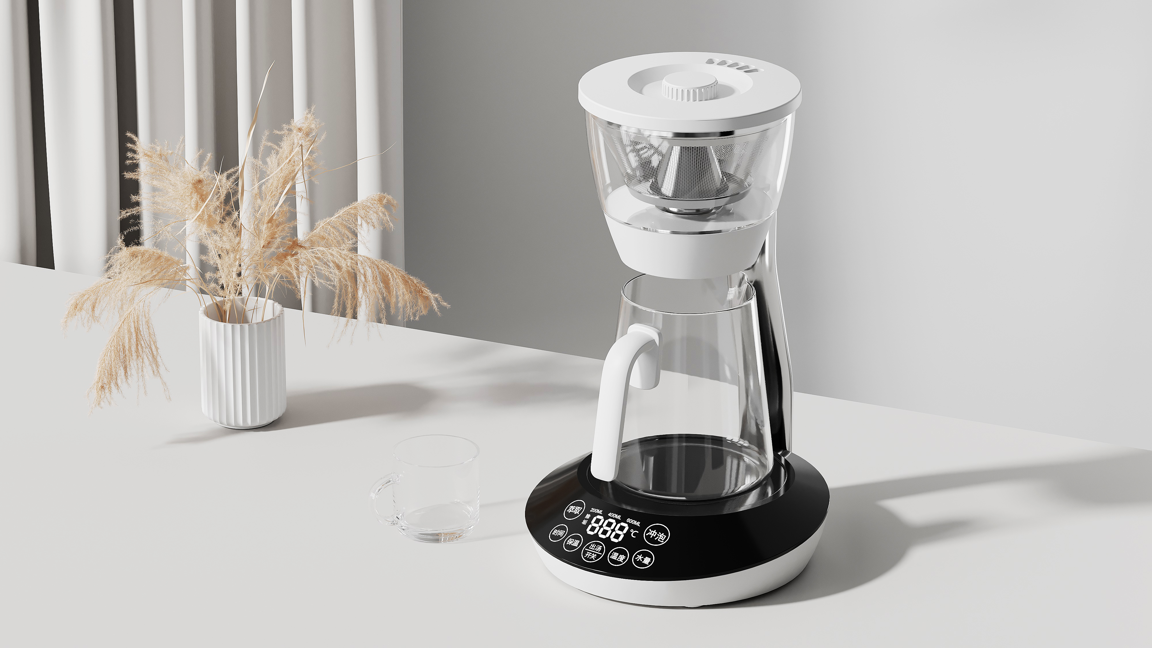 Coffee machine，Tea cooker，Extract health，Make coffee by hand，Make tea，Extremely hot heating，steam extraction，