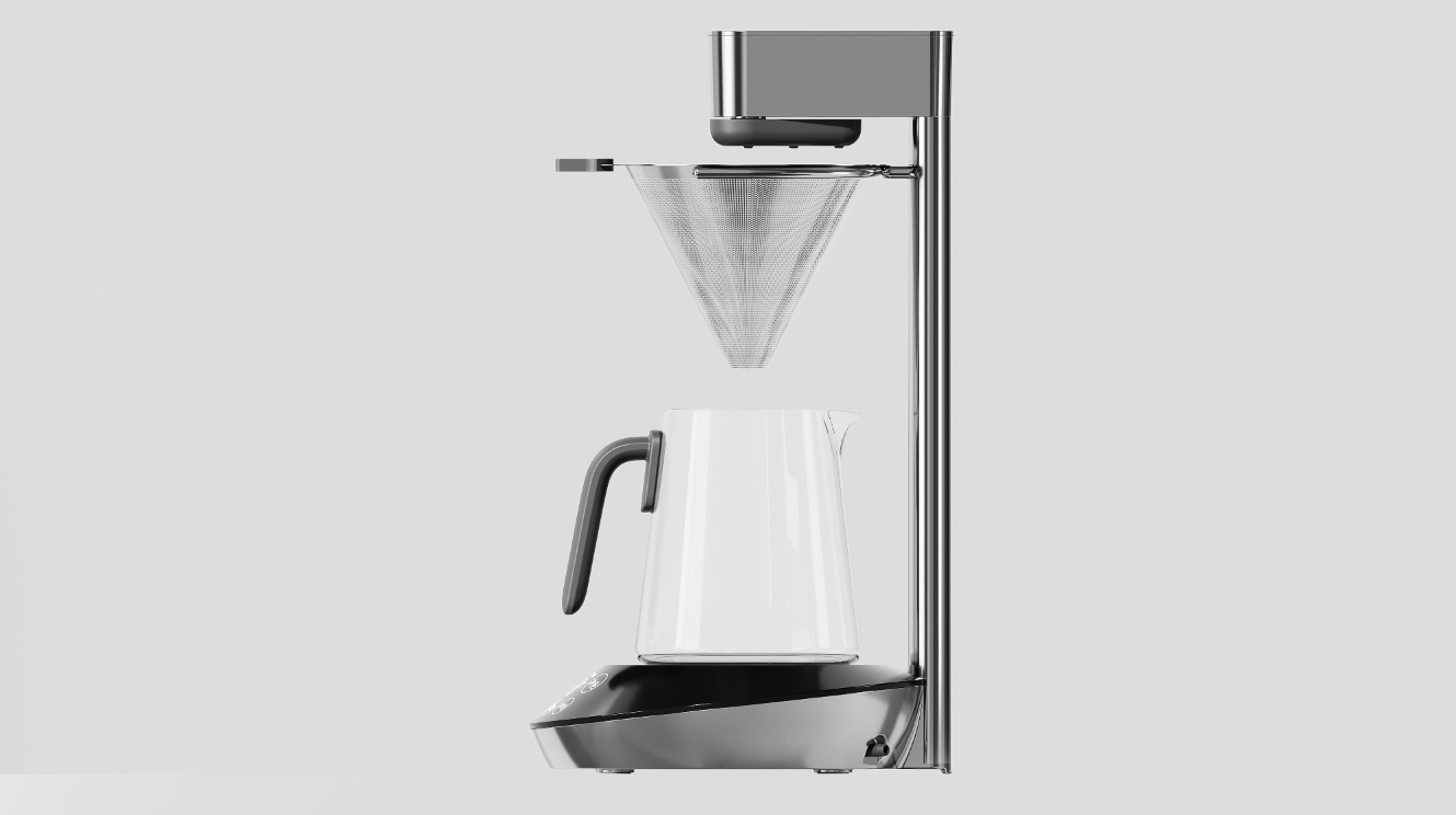 Make coffee by hand，New Aesthetics of Smart Coffee，Ritual sense of home life，industrial design，