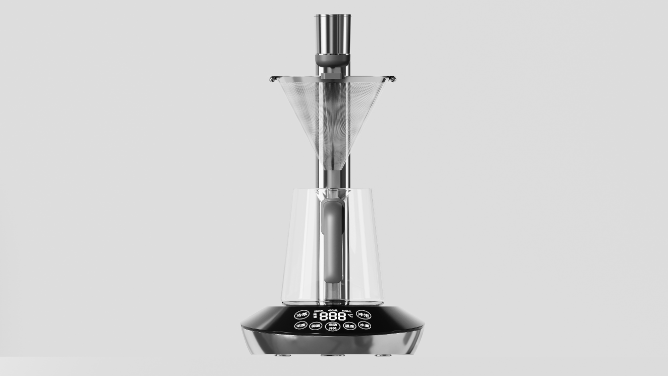 Make coffee by hand，New Aesthetics of Smart Coffee，Ritual sense of home life，industrial design，