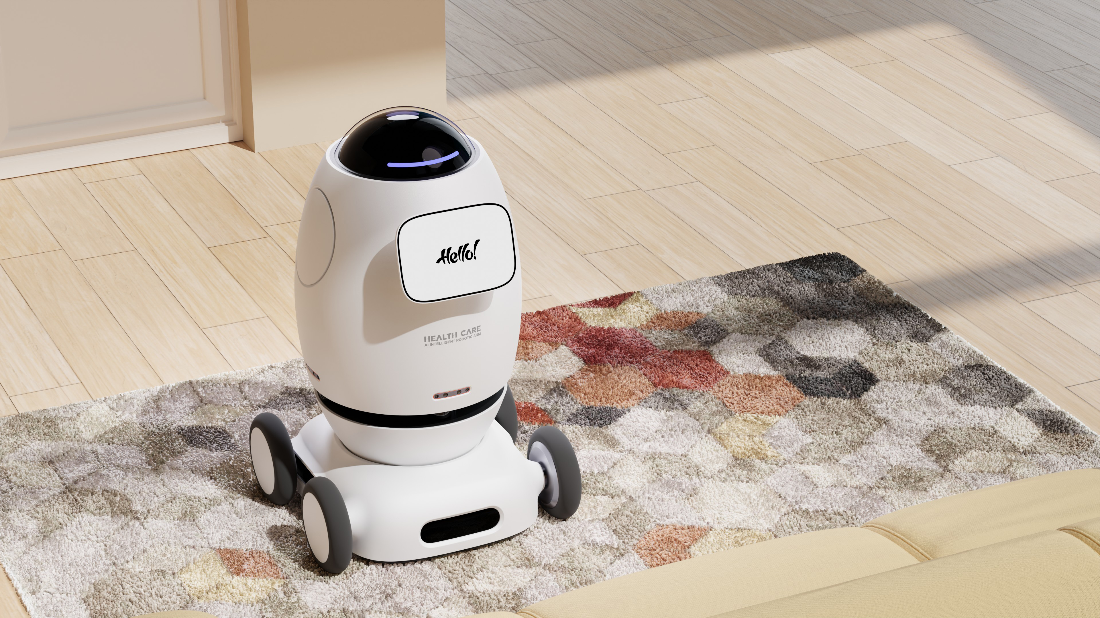 AI robot，Curiosity who.，Mechanical arm，