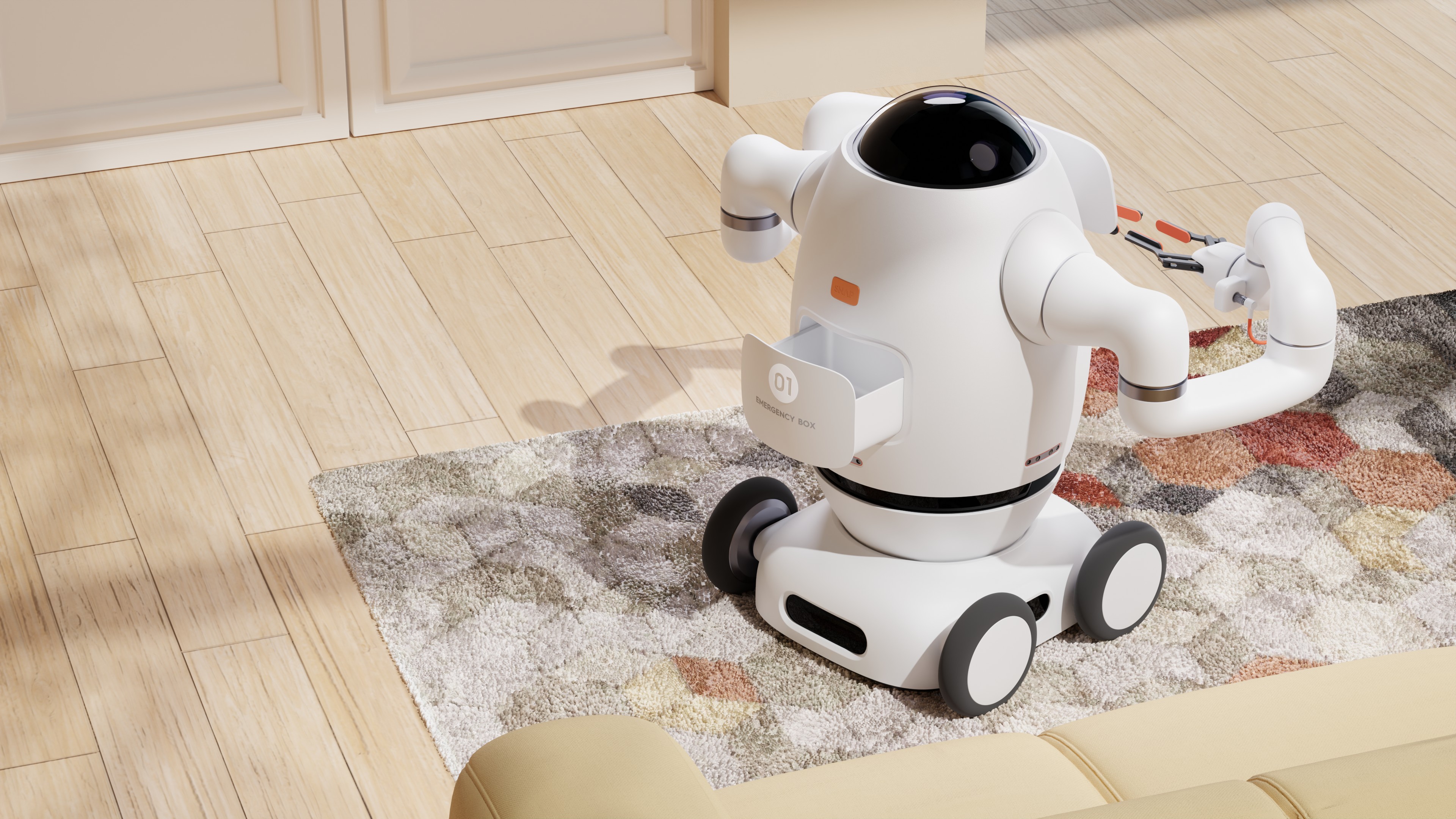 AI robot，Curiosity who.，Mechanical arm，