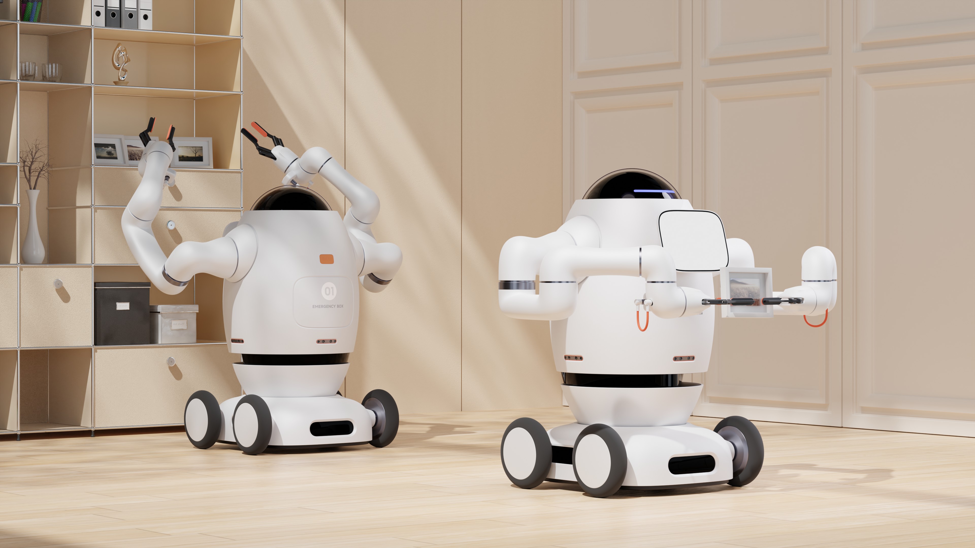 AI robot，Curiosity who.，Mechanical arm，