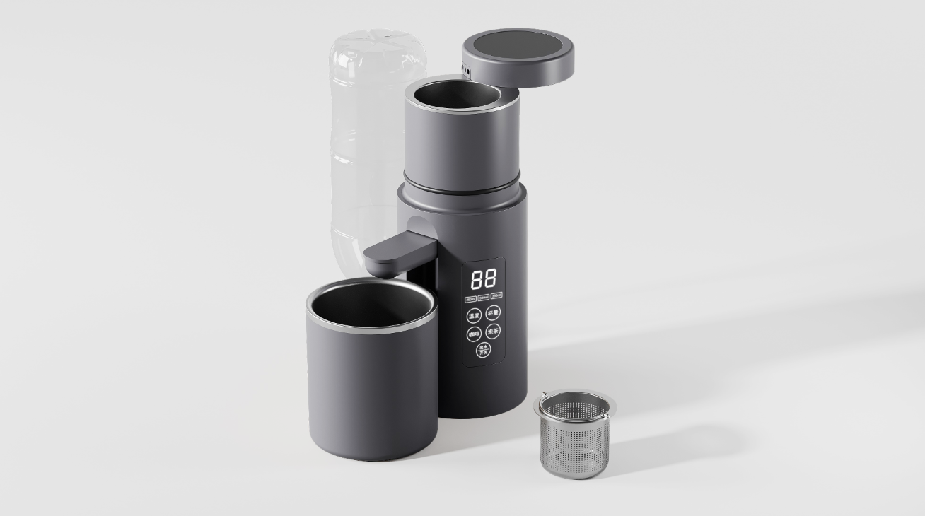 Coffee machine，Tea making machine，portable water machine，Extremely hot water machine，industrial design，