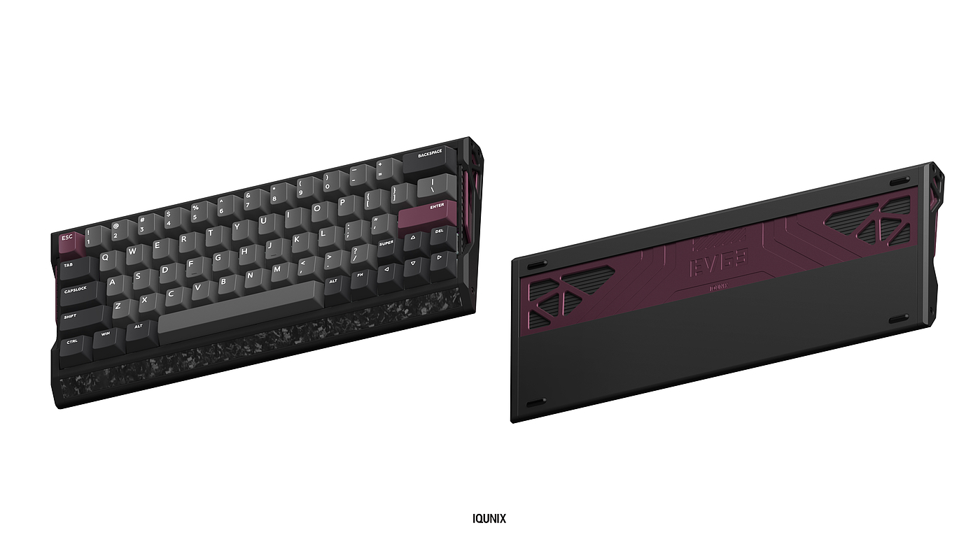 Aluminum alloy electric competitive magnetic shaft keyboard，