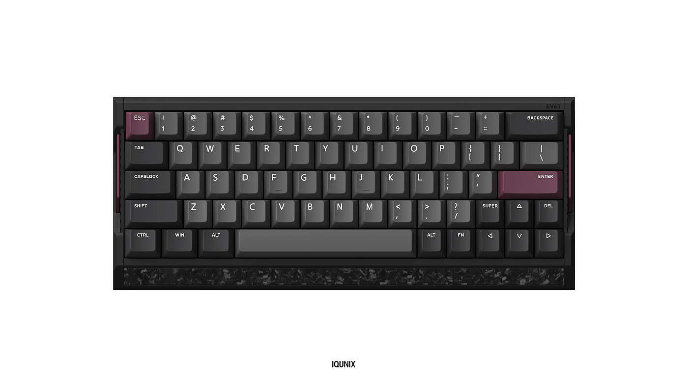 Aluminum alloy electric competitive magnetic shaft keyboard，