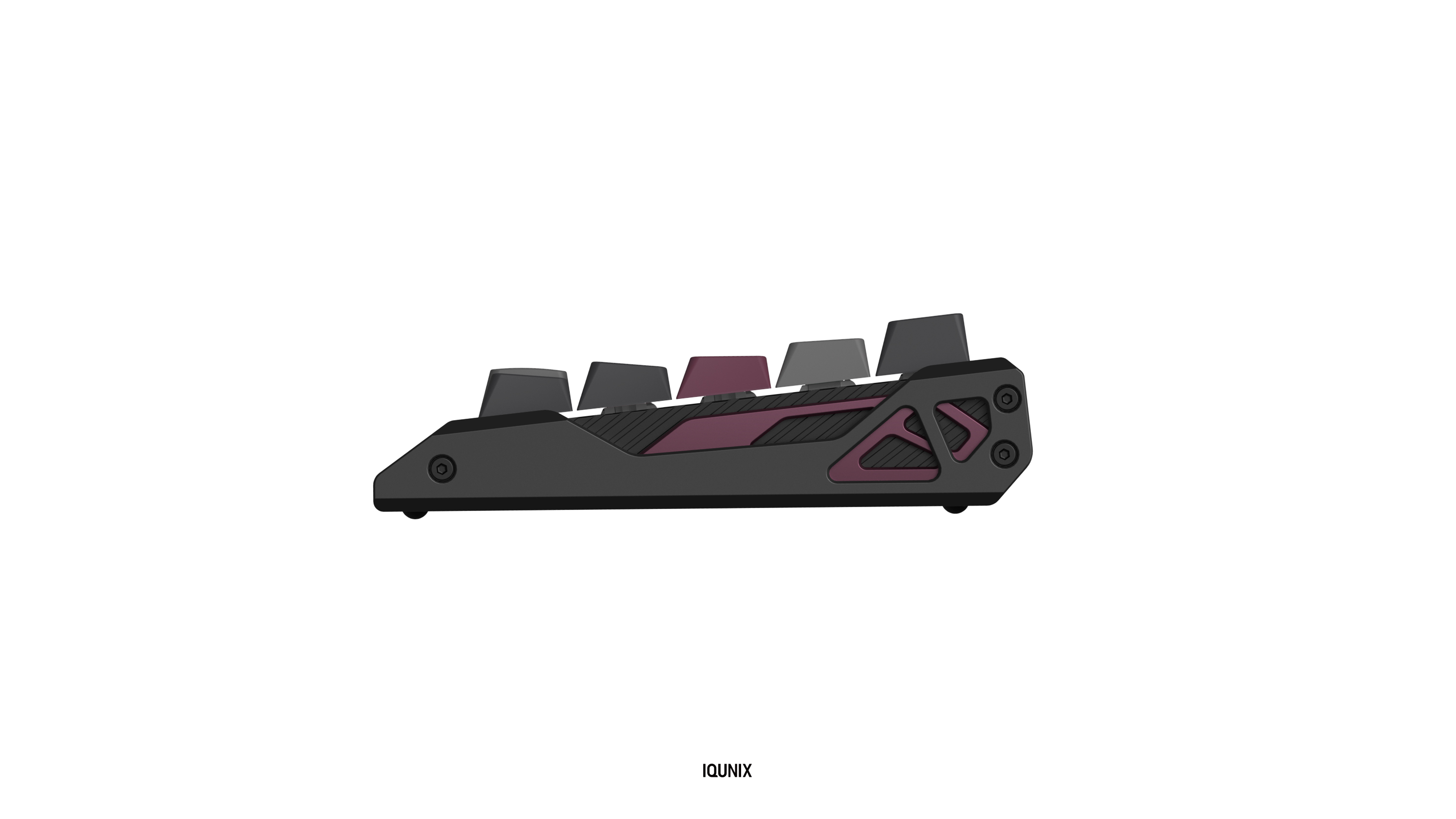 Aluminum alloy electric competitive magnetic shaft keyboard,