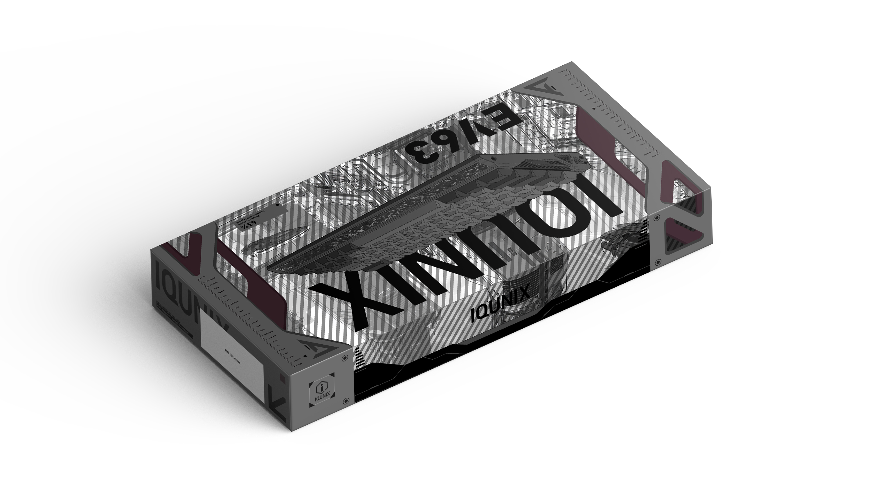 Aluminum alloy electric competitive magnetic shaft keyboard,