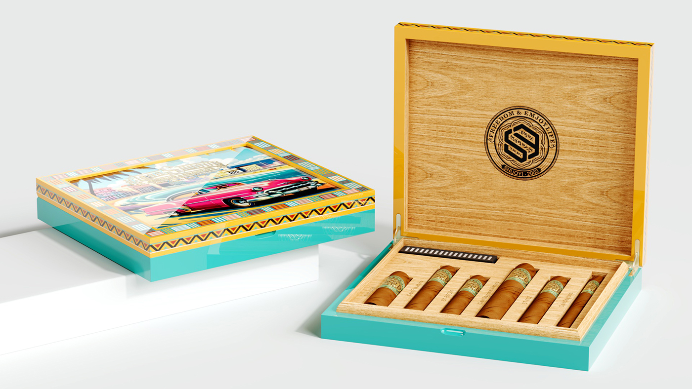 Packaging Design, Cigar Box，
