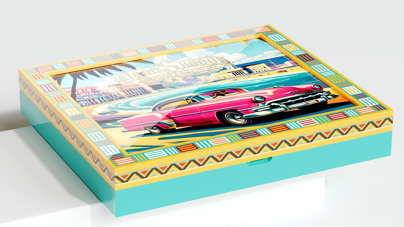 Packaging Design, Cigar Box，