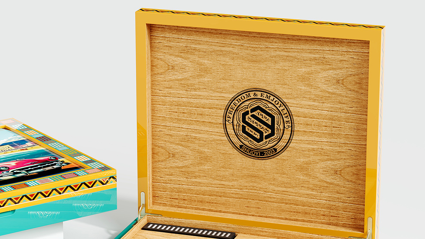 Packaging Design, Cigar Box，