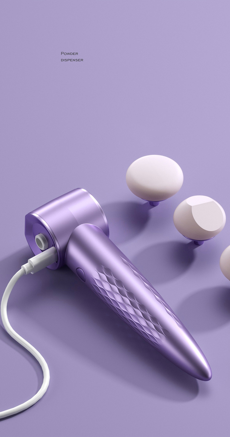 Powder puff instrument, facial massage instrument, electric, beauty protection，